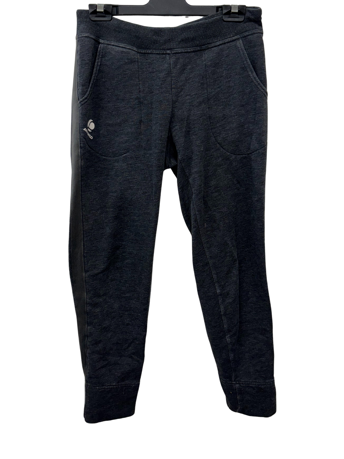 Grey Sweatpants with Zipper on Ankles