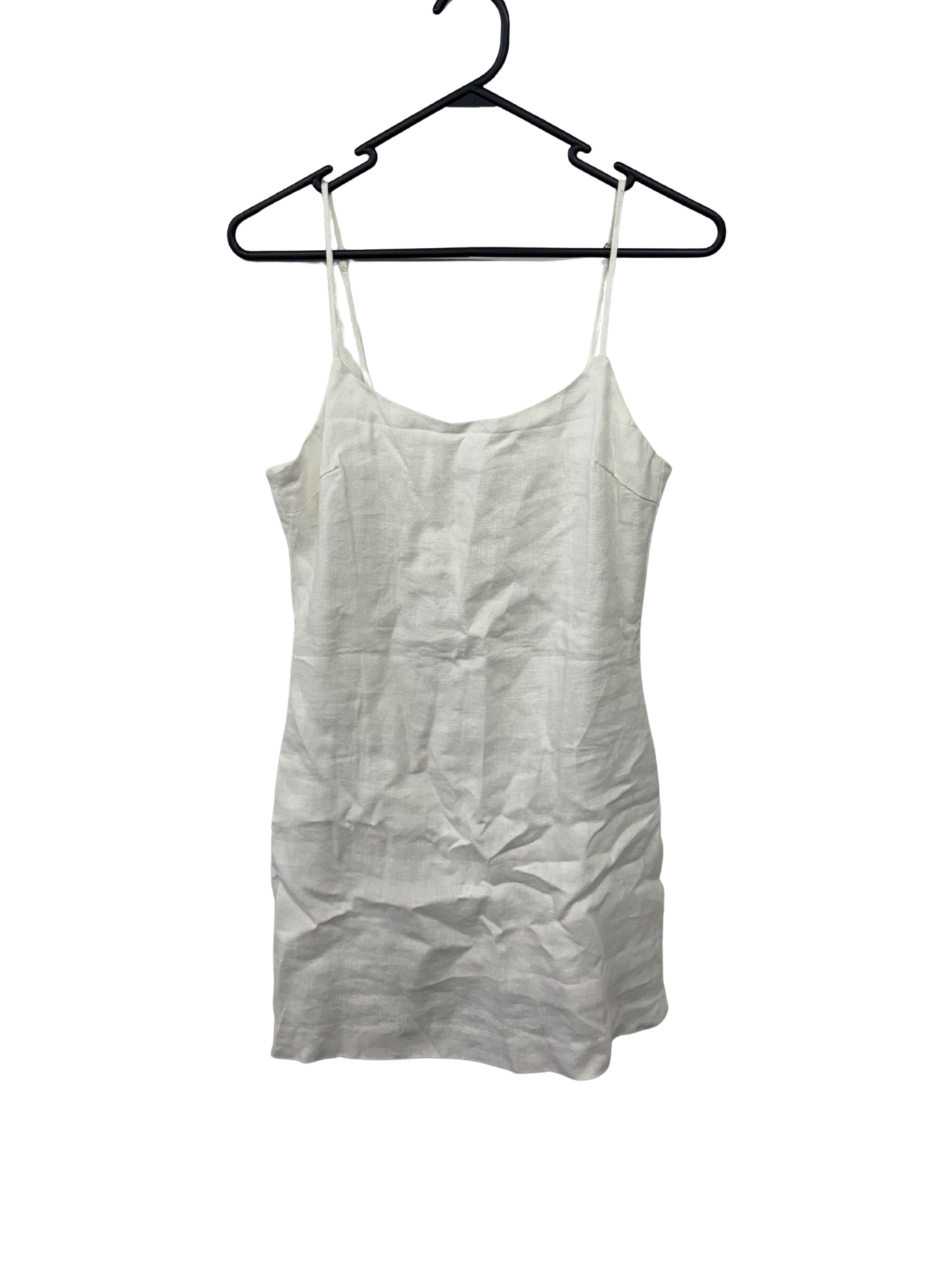 White Strappy Short Dress