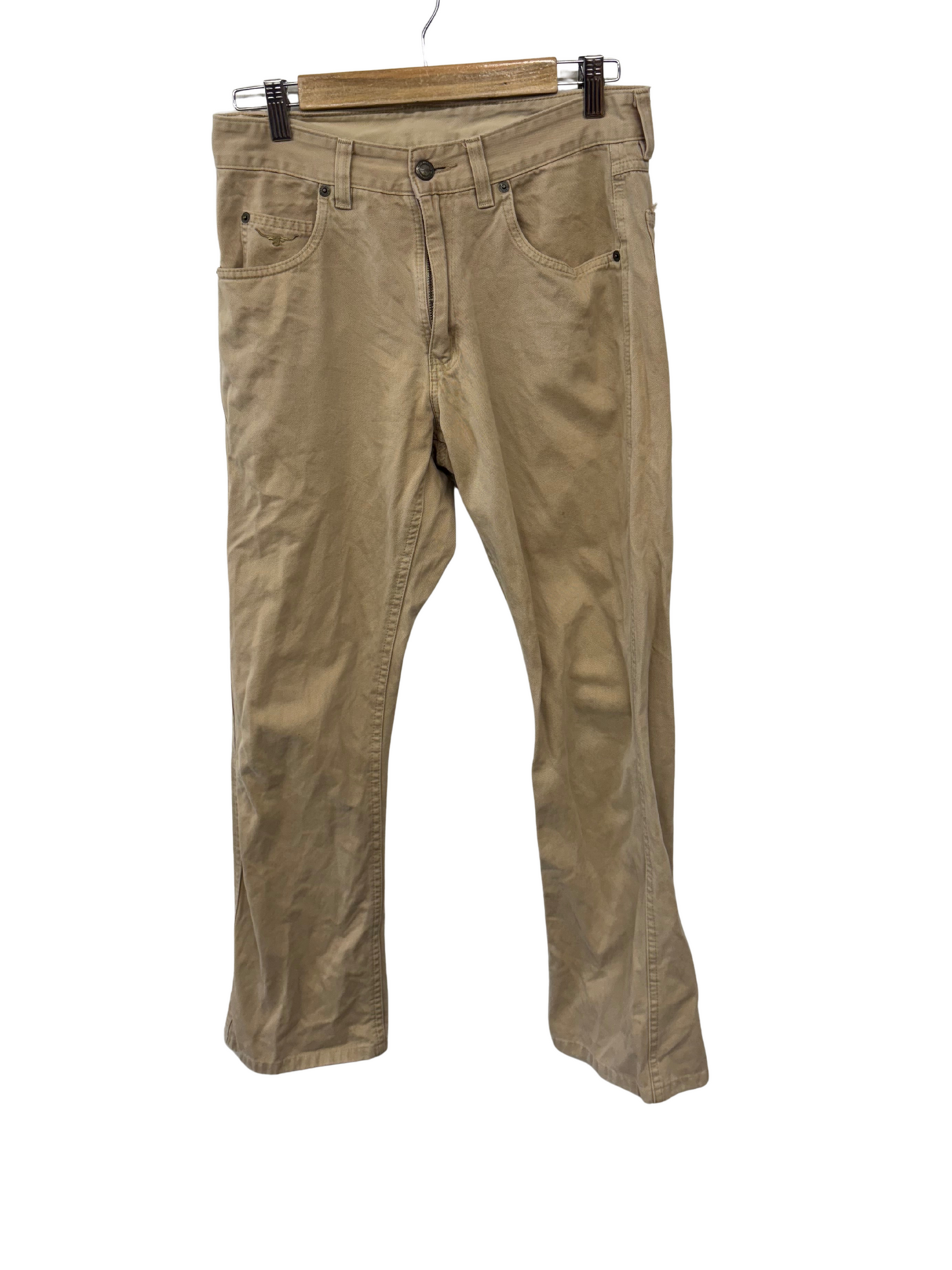 Cream/Beige Tapered Pants