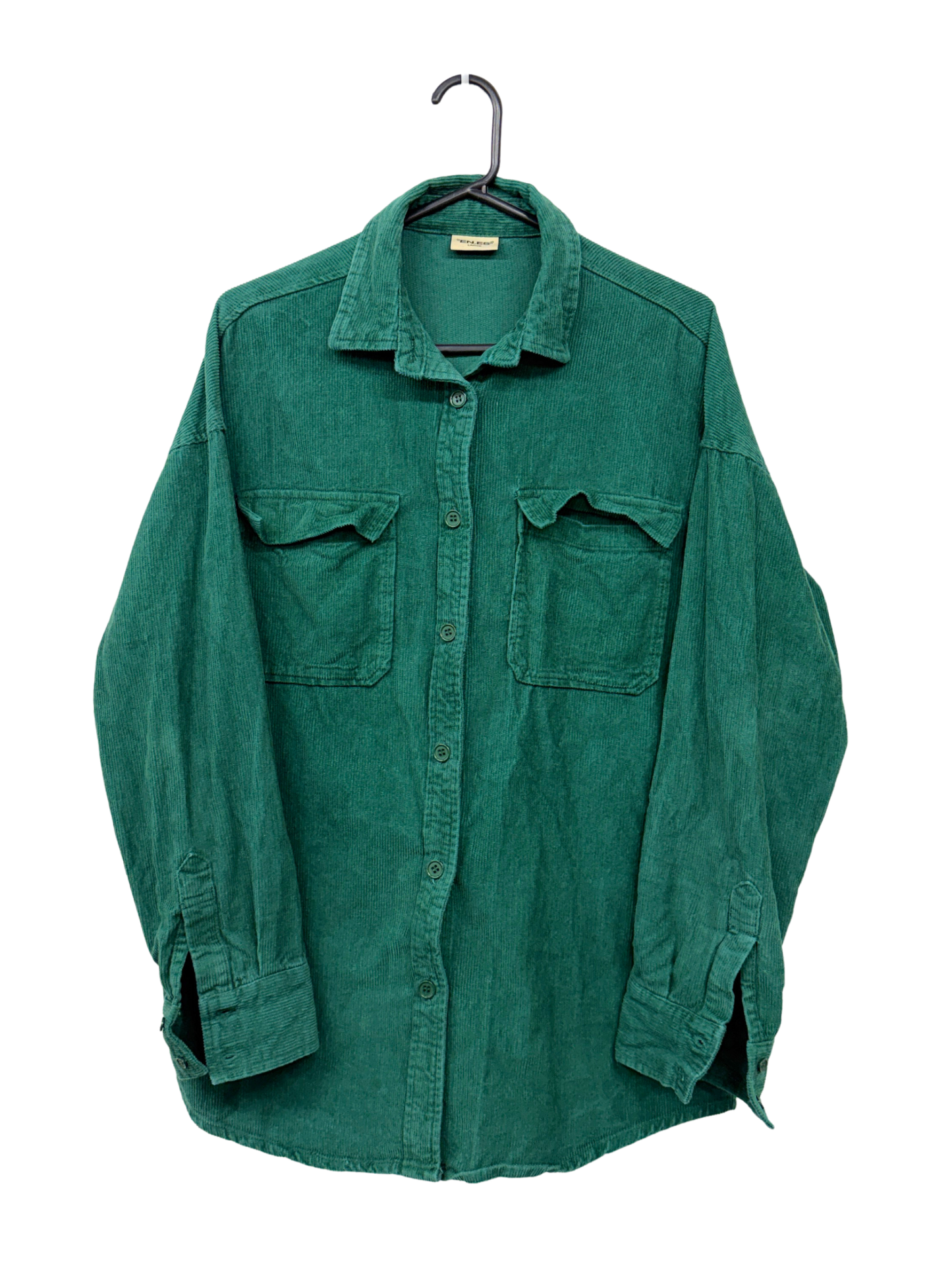 Green Corduroy Long Sleeve Shirt/Jacket