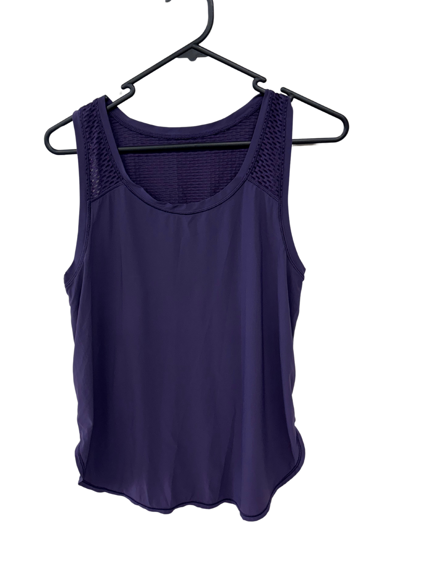 Purple Sleeveless Activewear Singlet Top