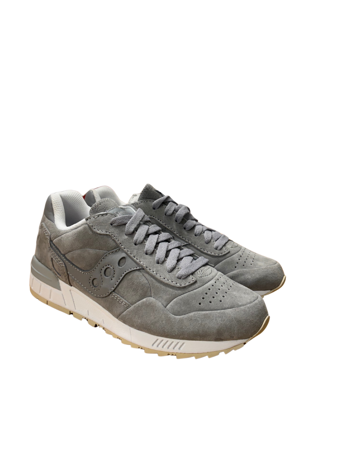 Grey Suede Lowcut Sneakers