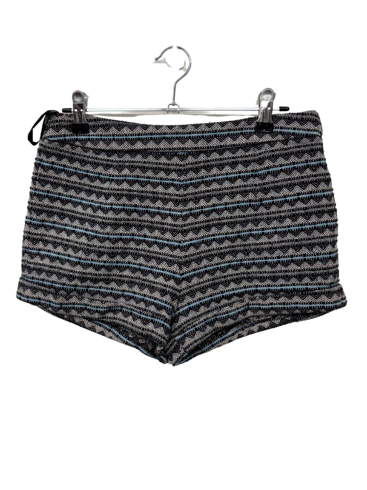 Black, White, Blue Micro Highwaisted Shorts