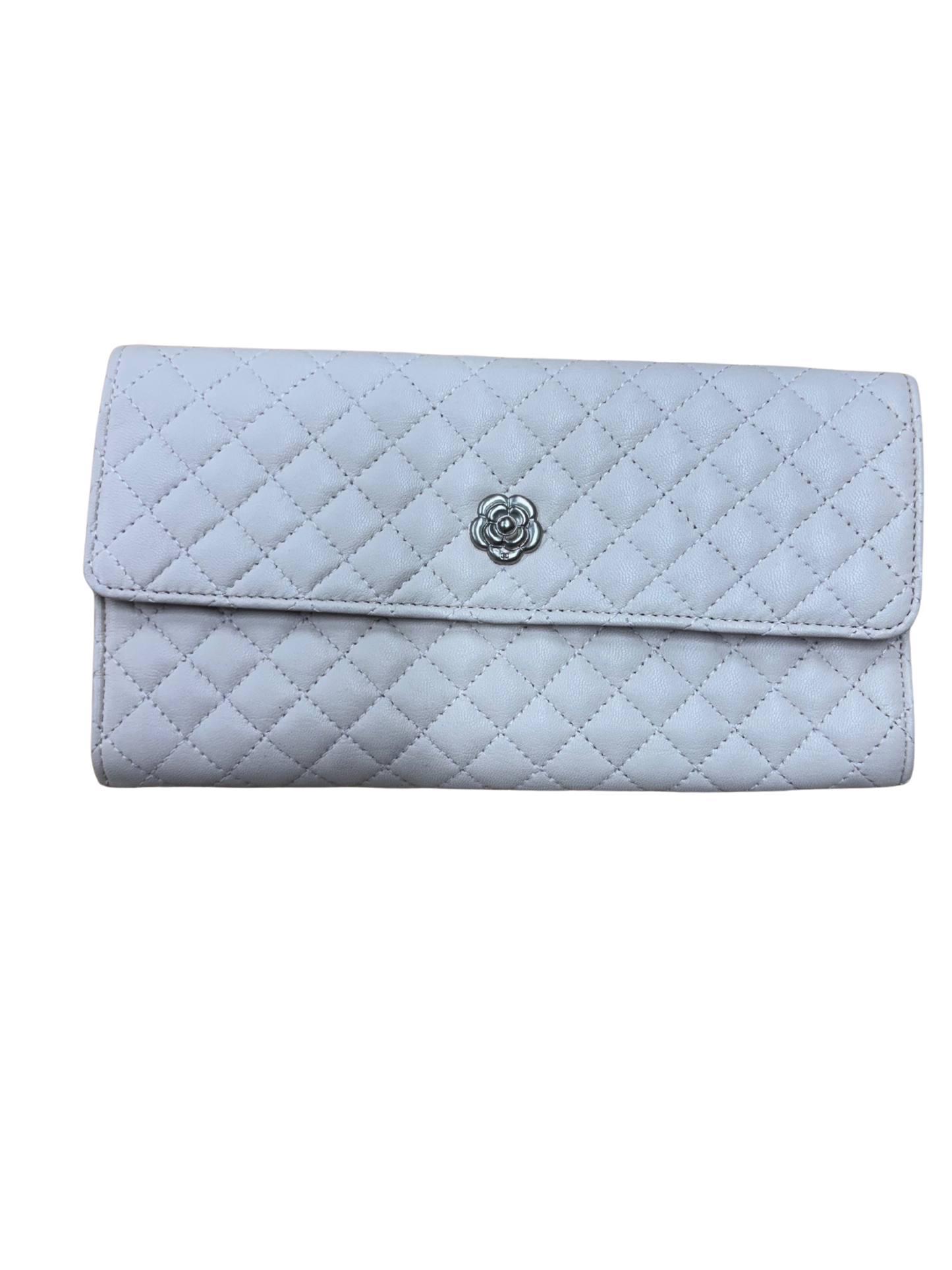 Light Pink/Cream Quilted Wallet