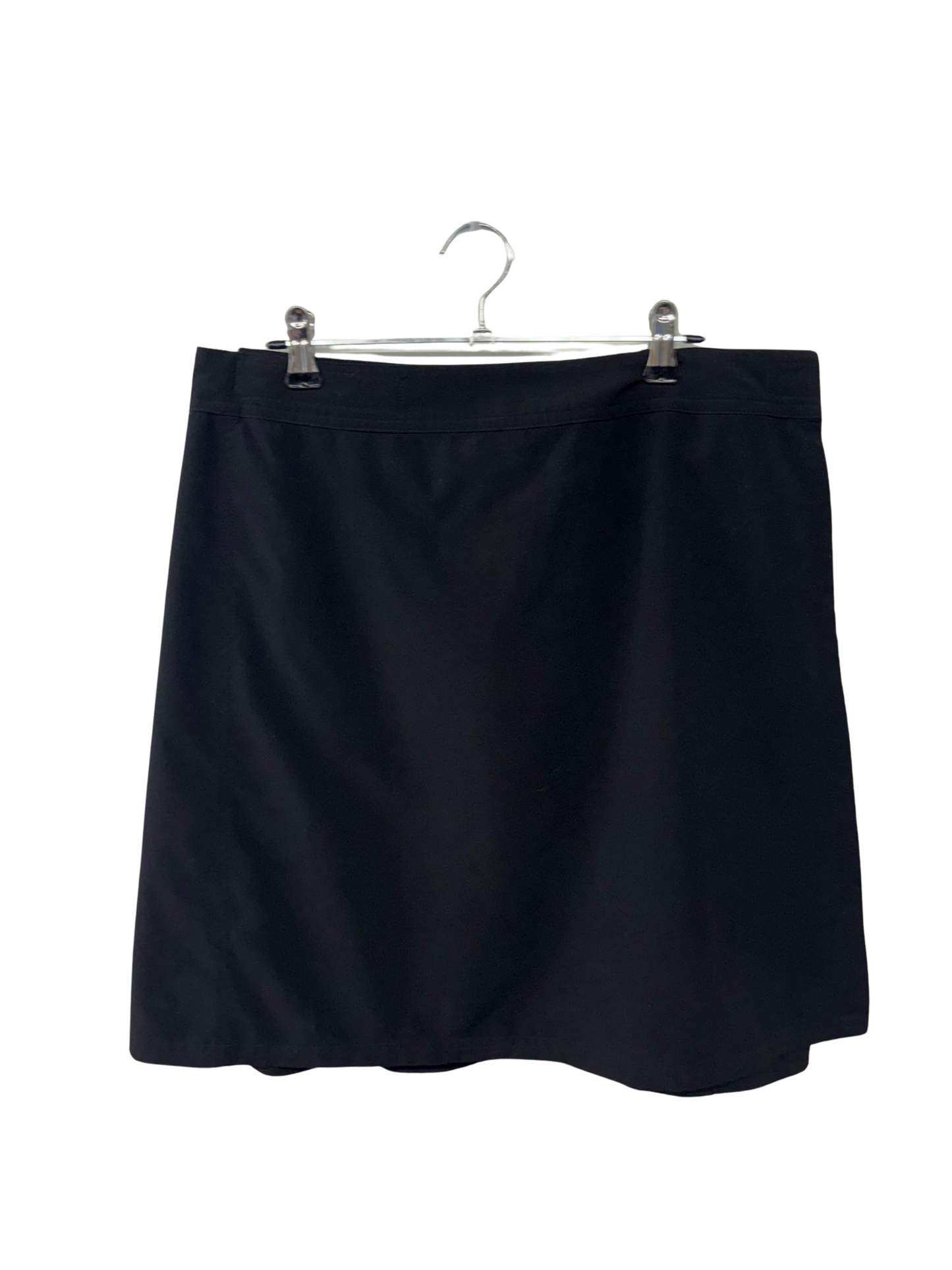 90s Black Wrap Skirt