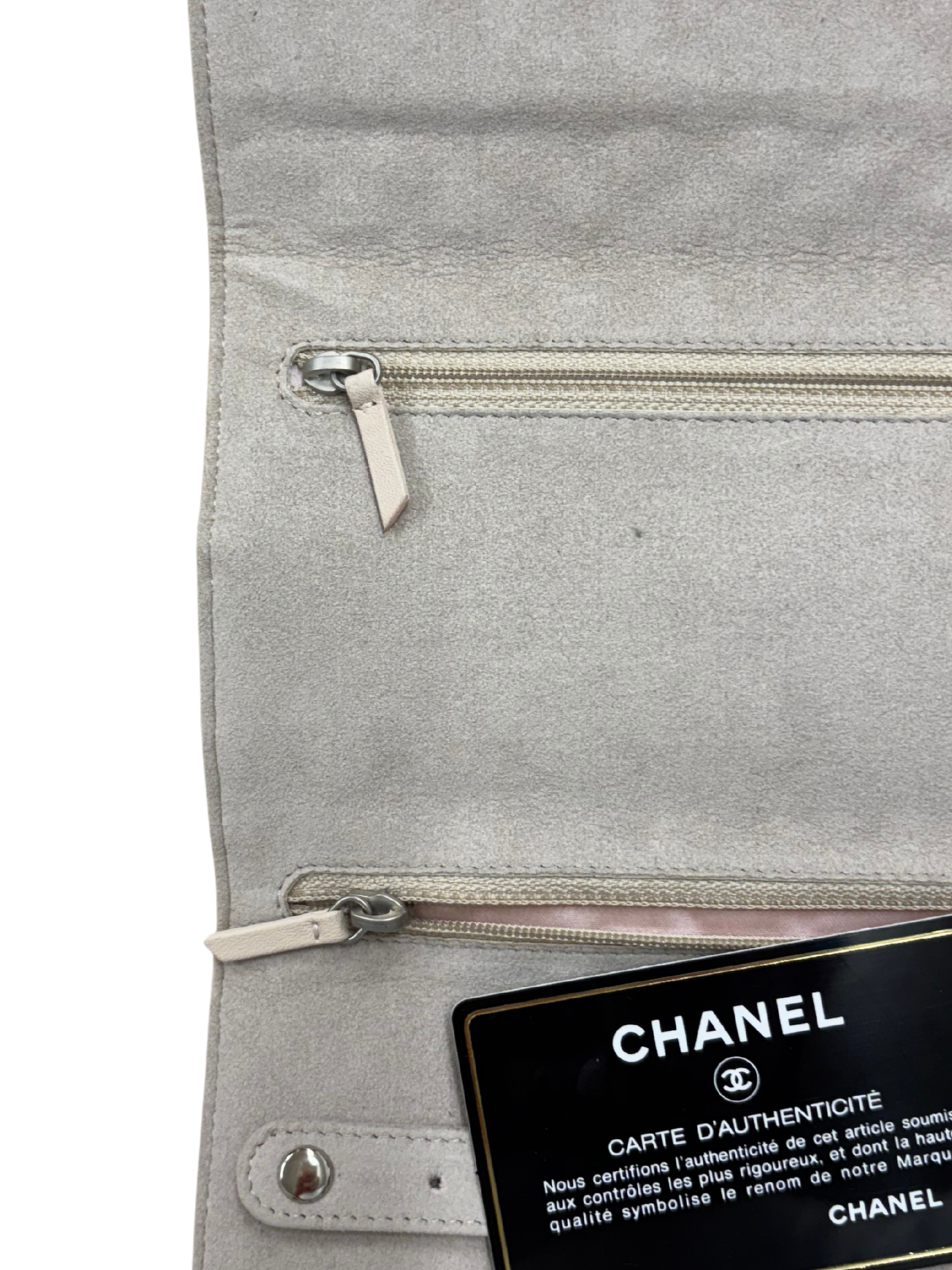 Light Pink/Cream Quilted Wallet