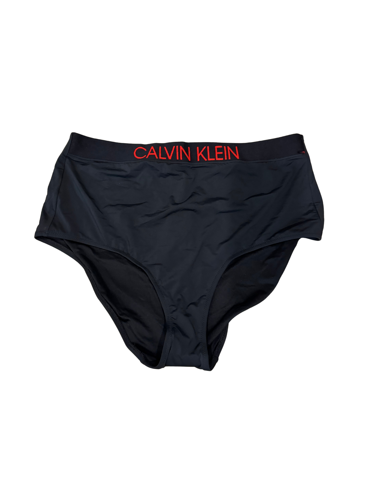 NWT Black Mid-Rise Bikini Bottoms