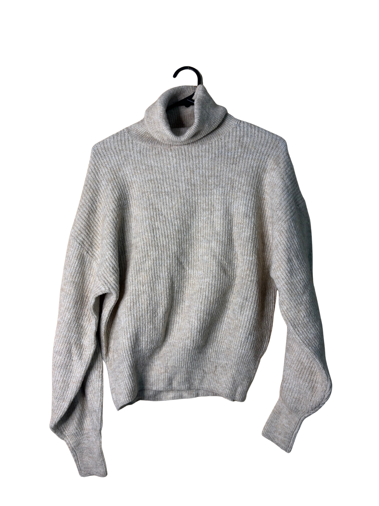 Cream Knit Turtleneck Jumper