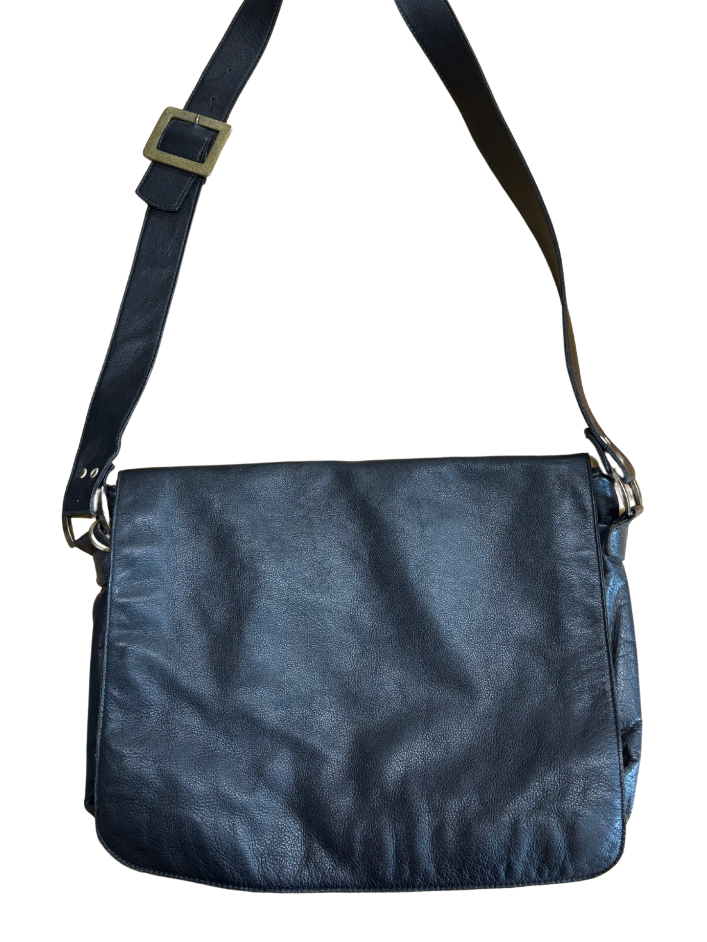 Black Leather Satchel