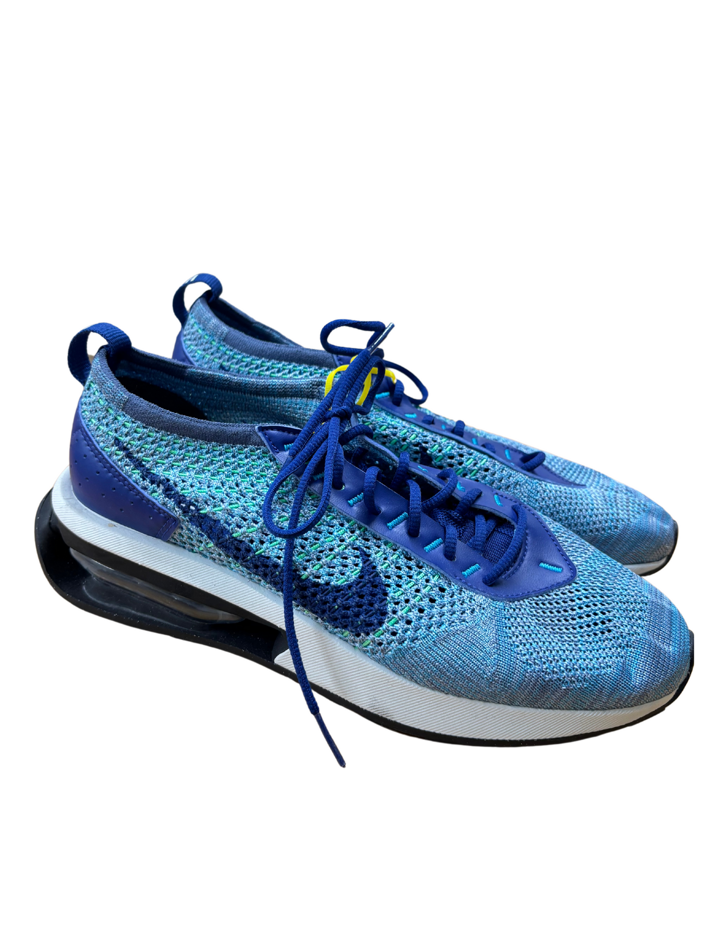 Blue Knit Lowcut Sneakers