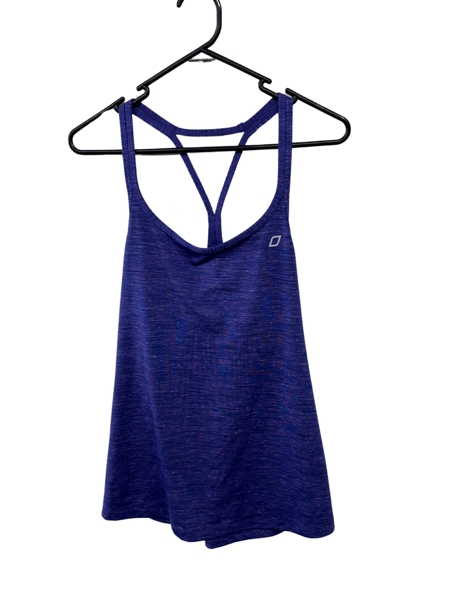 Purple Strappy Racerback Activewear Top