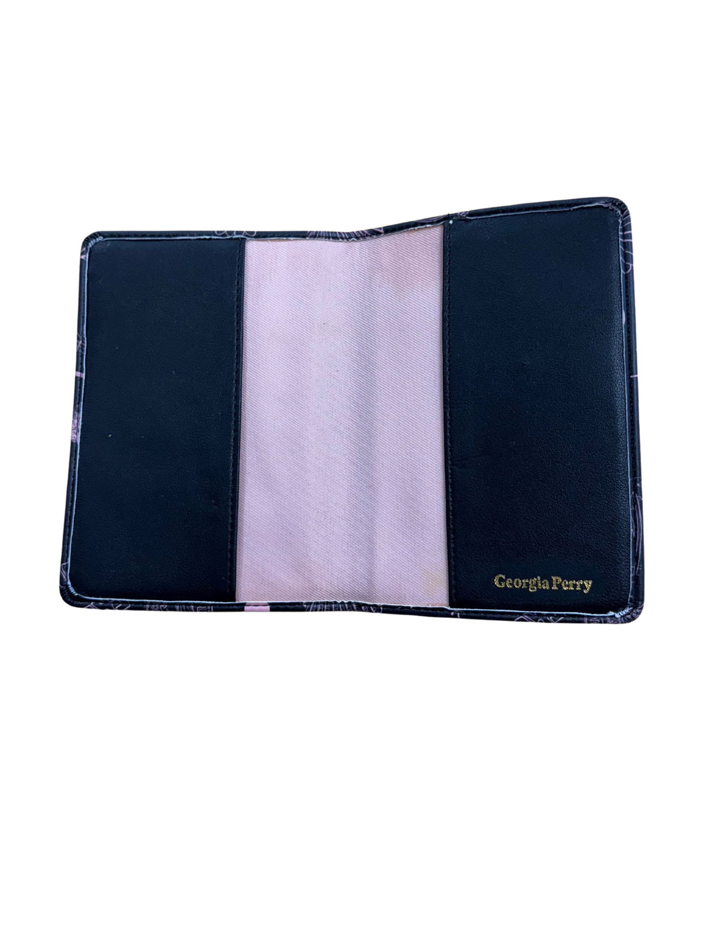 Black & Pink Vacation Print Wallet