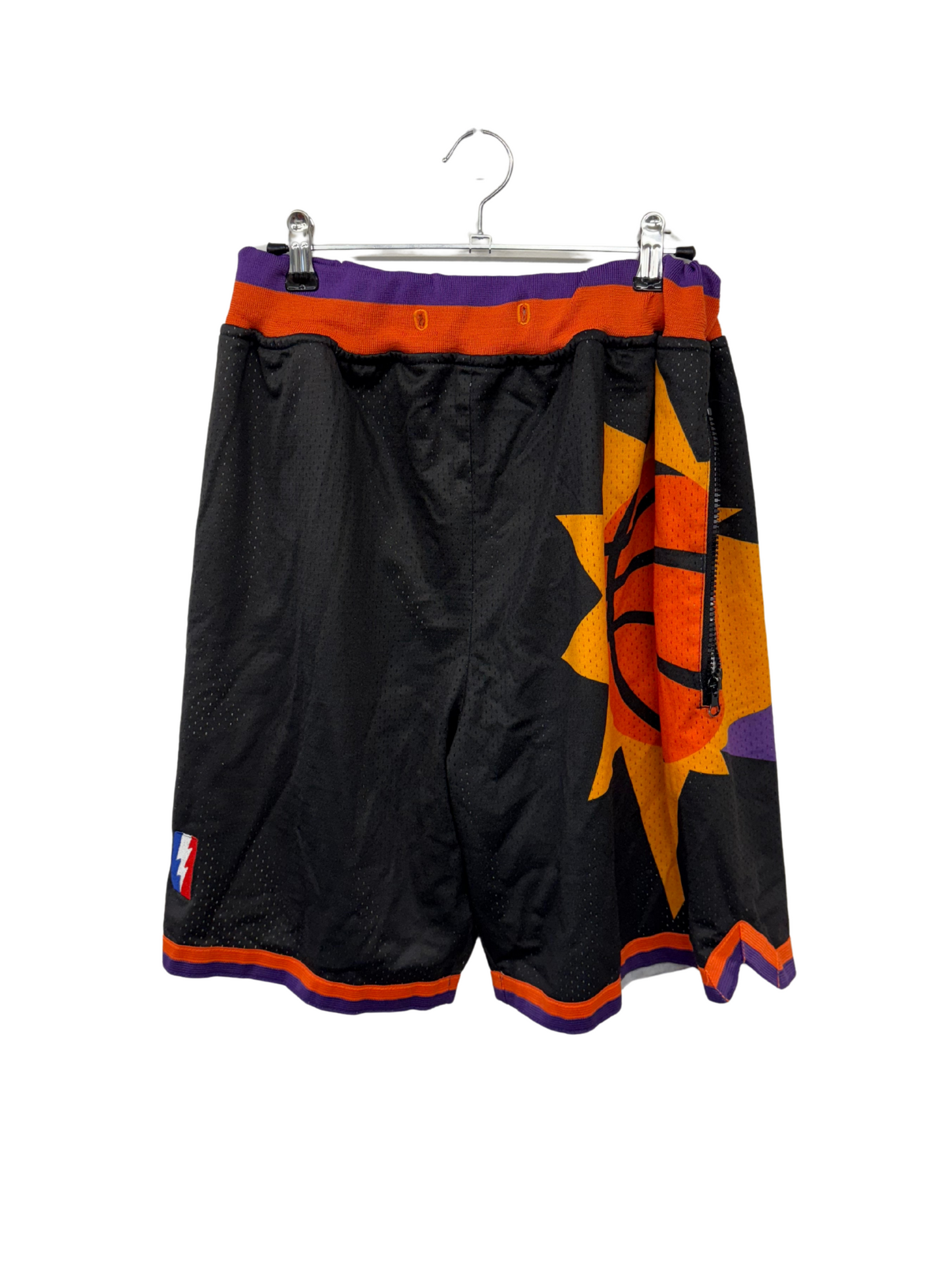 Black, Orange, Purple Basketball Shorts