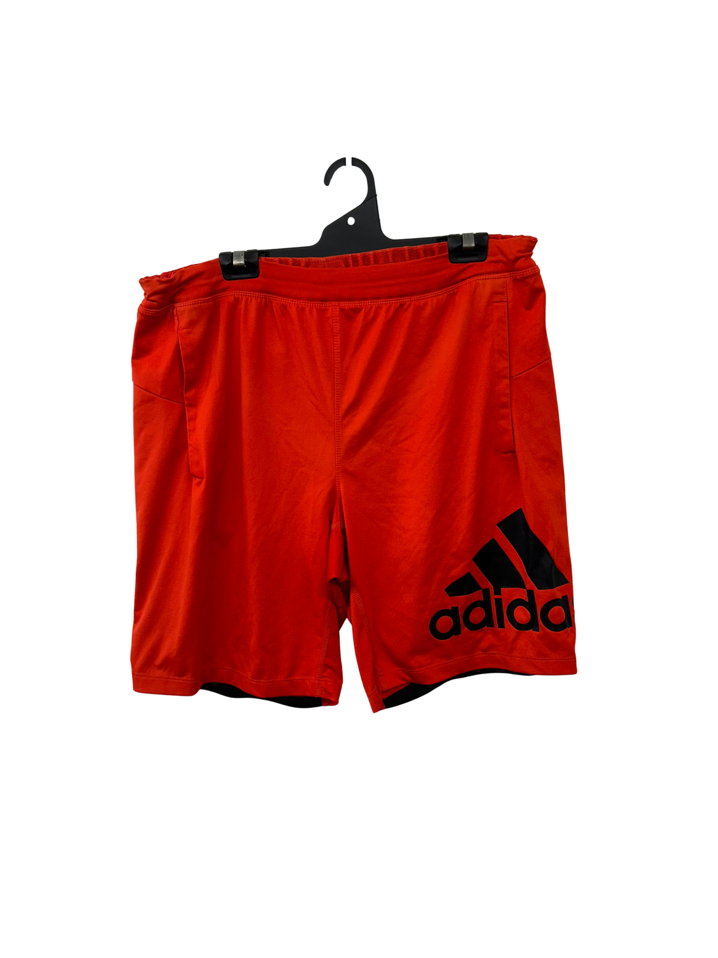 Orange/Red & Black Sport Shorts with Logo