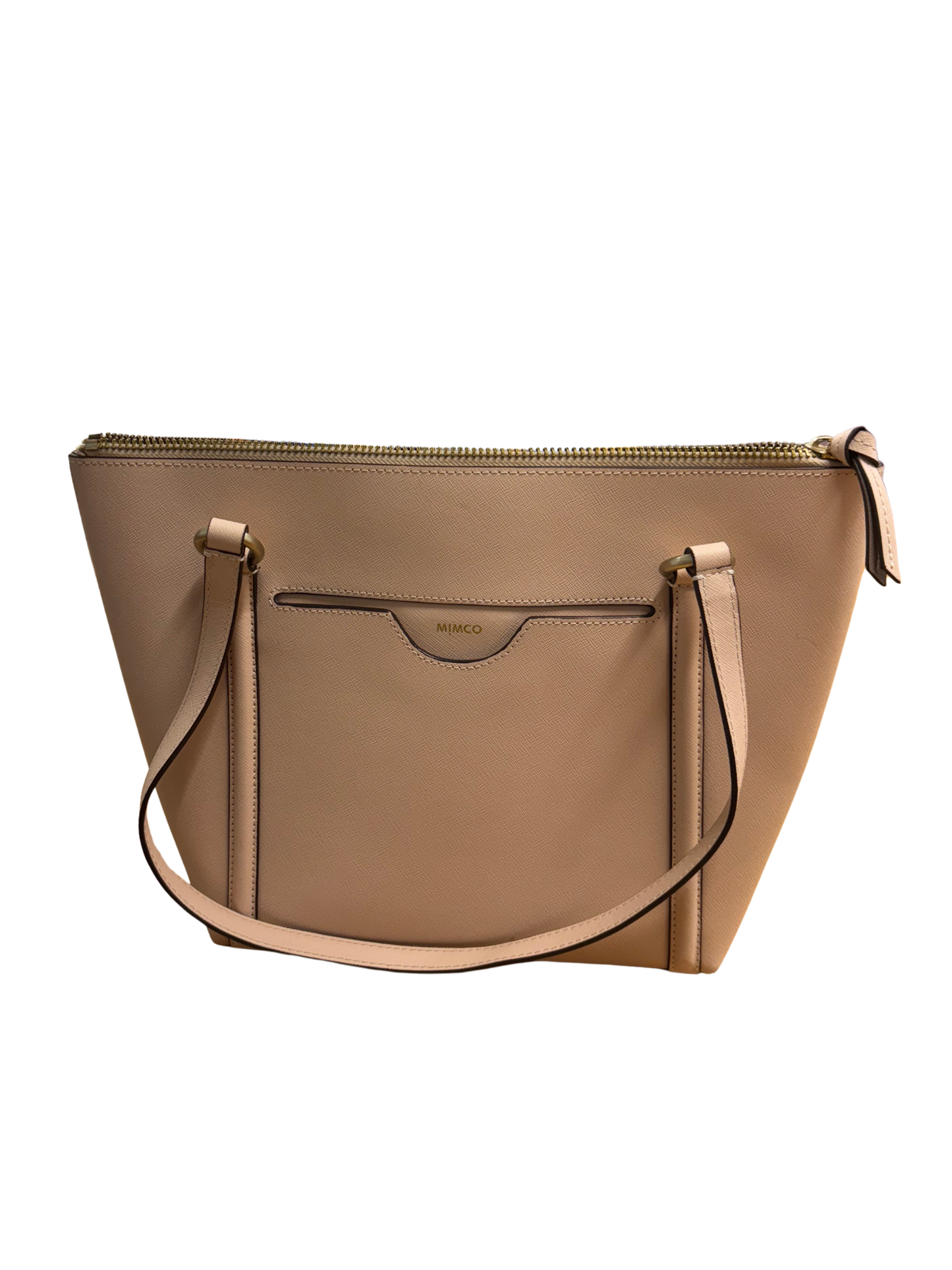 Pink/Nude Handbag with Gold Hardware