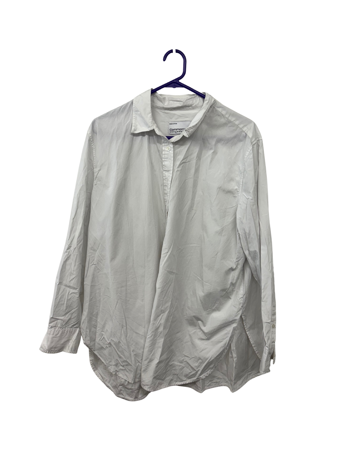 White Long Sleeve Button Up Shirt