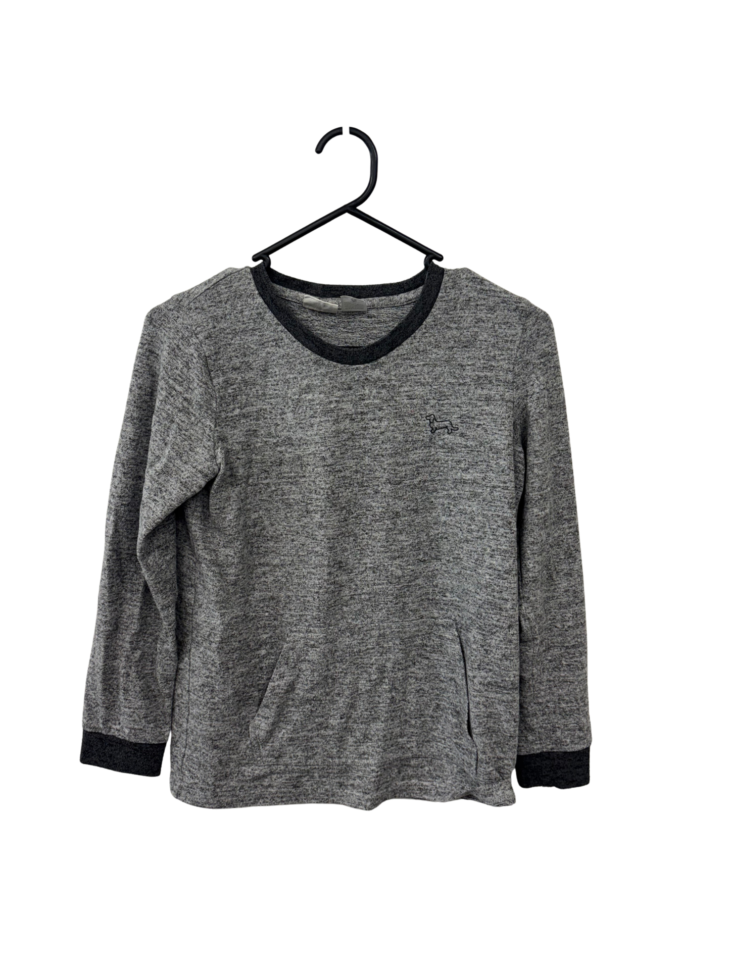 Grey Marle Fitted Sweater