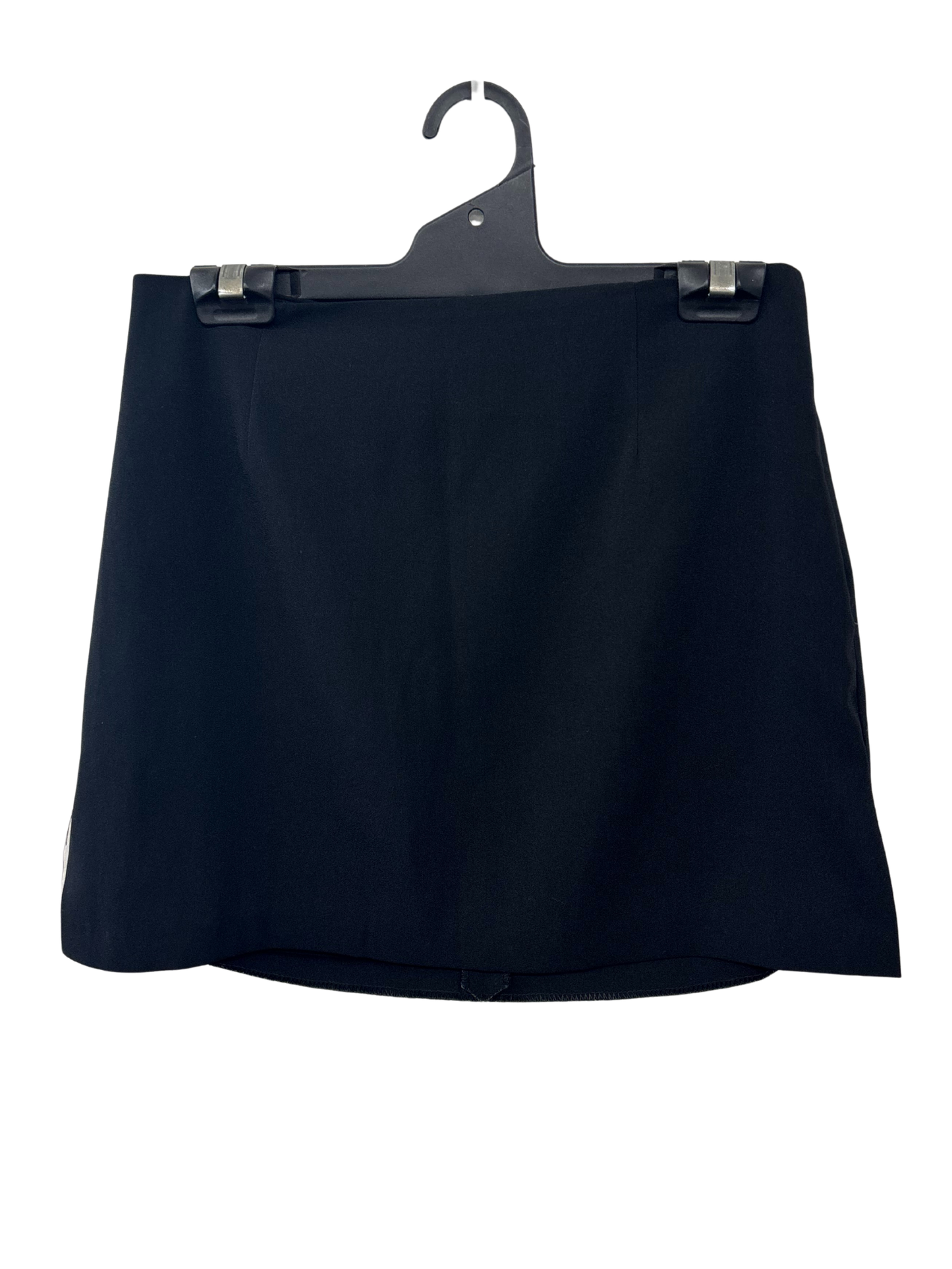 Vintage Black Short Skirt with Side Splits