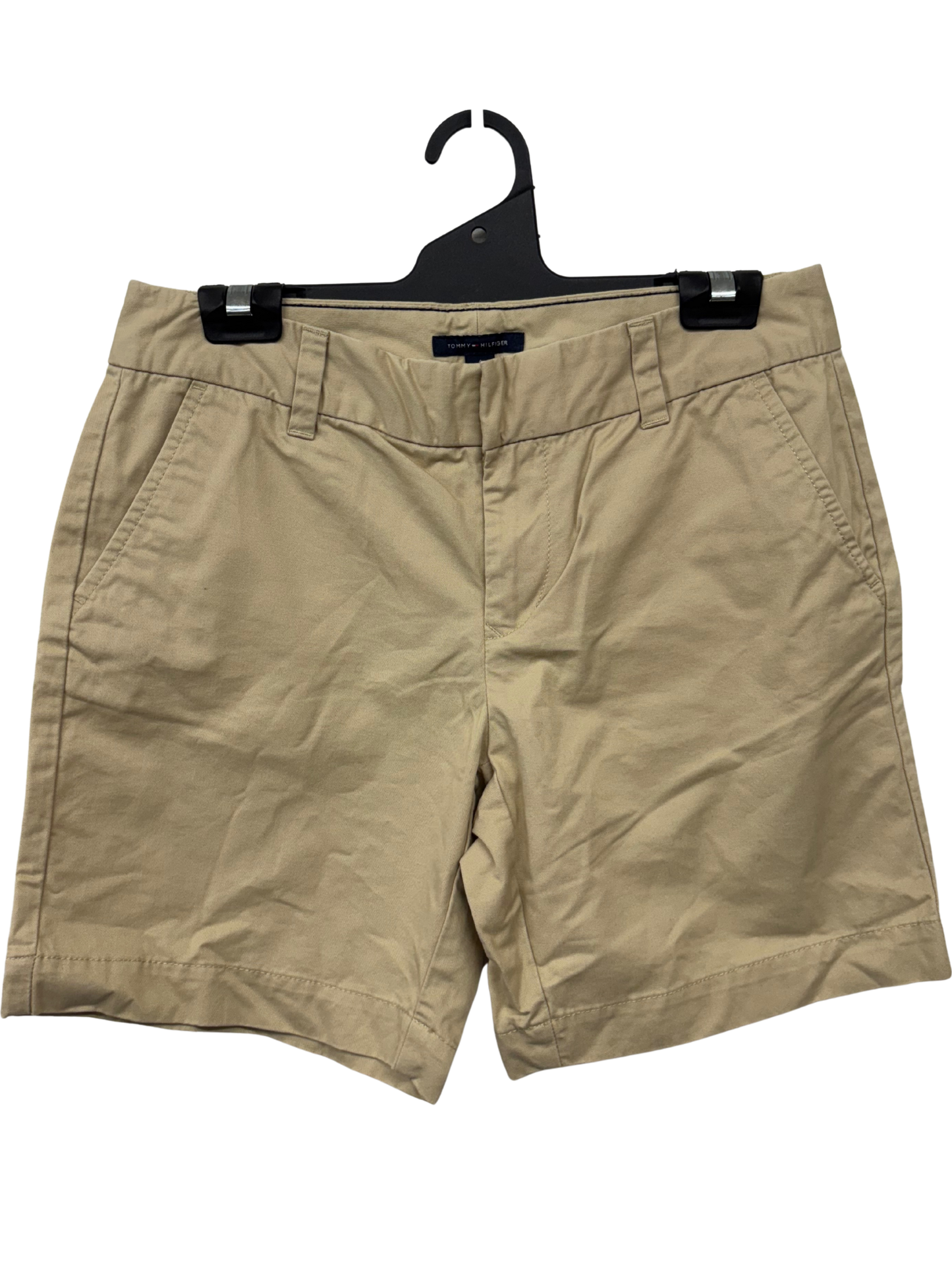 Beige Low Rise Shorts