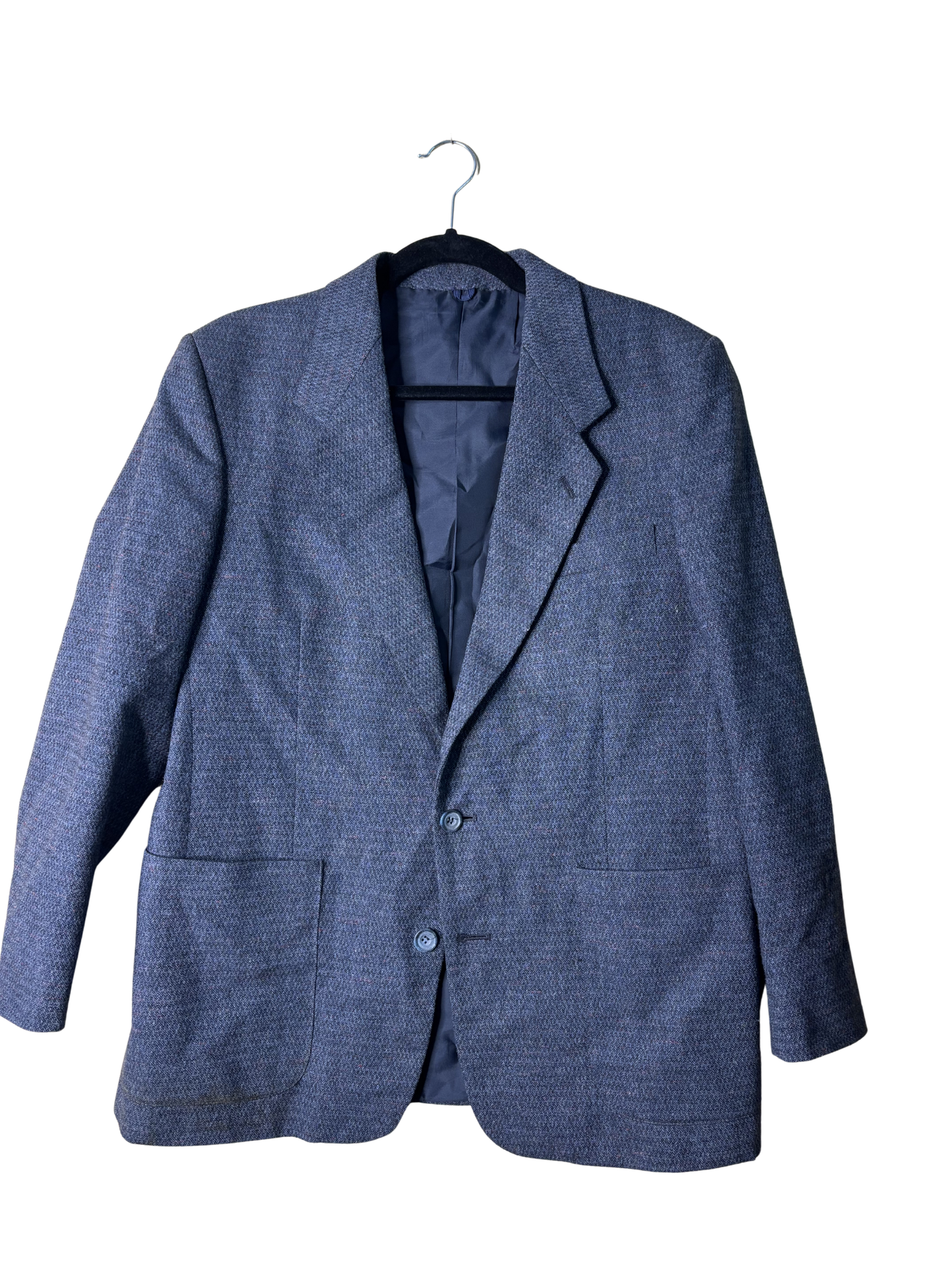 Vintage Dark Blue Blazer Jacket