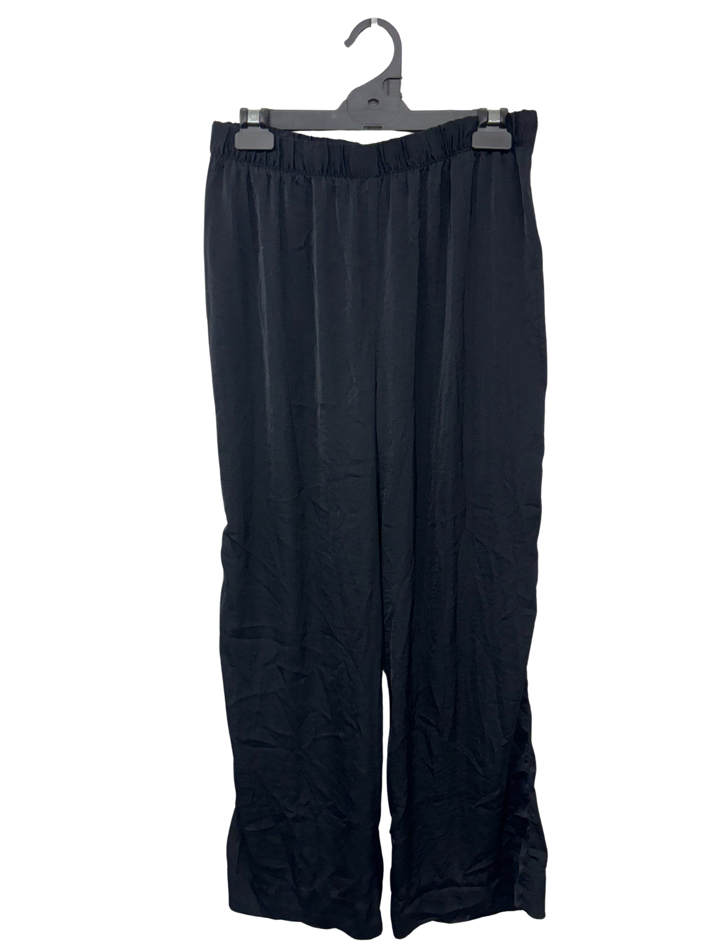 Black High Waisted Wide Leg Pants