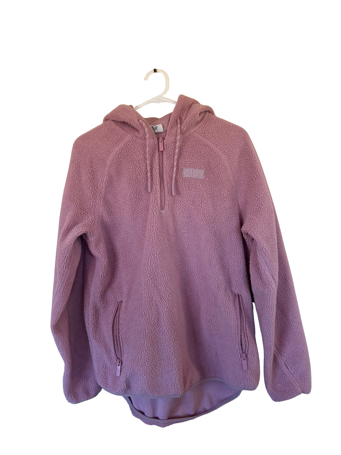 Light Pink Fluffy Zip Up Hoodie Jacket