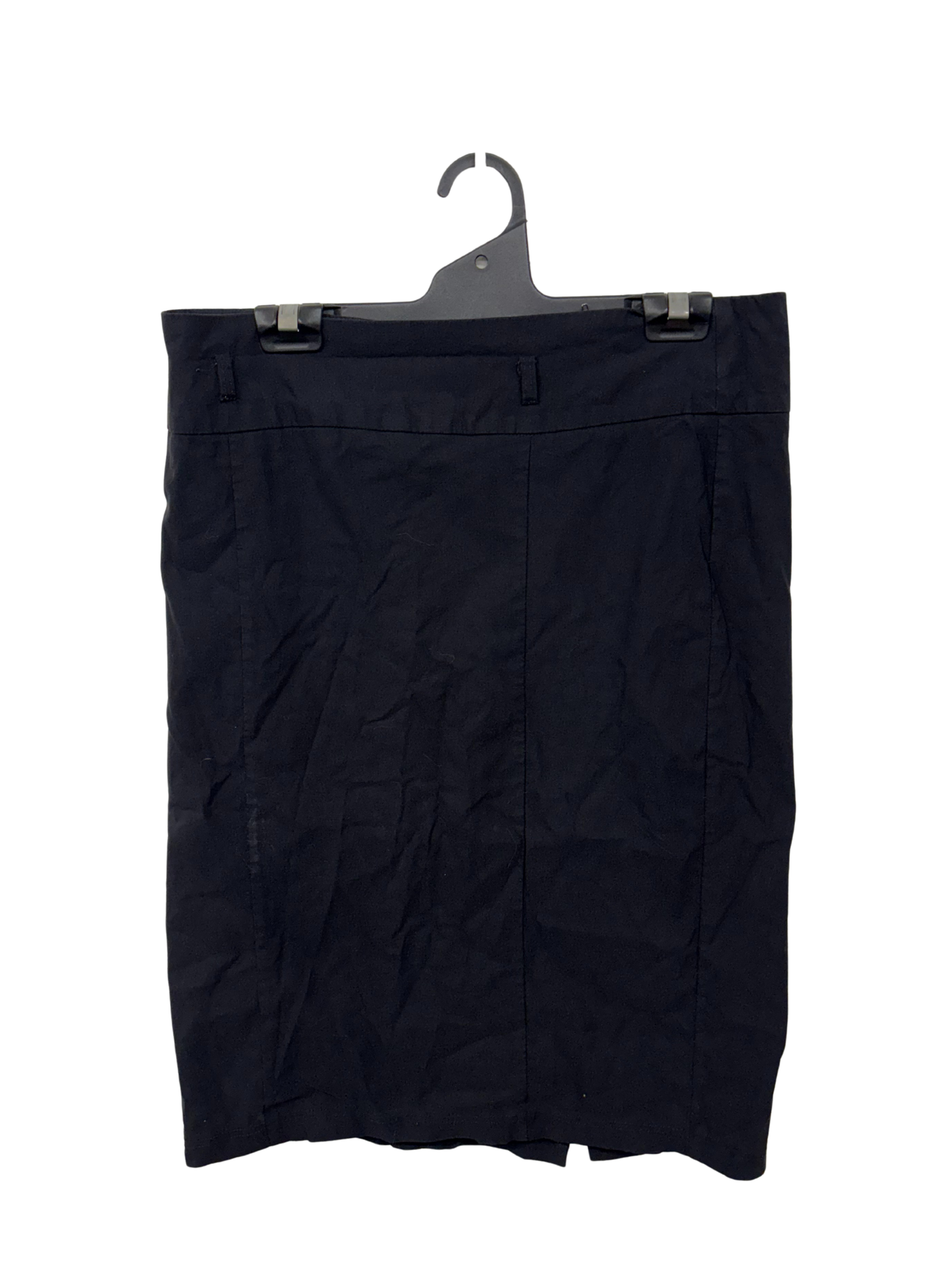 Vintage Black Pencil Stretchy Knee Length Skirt