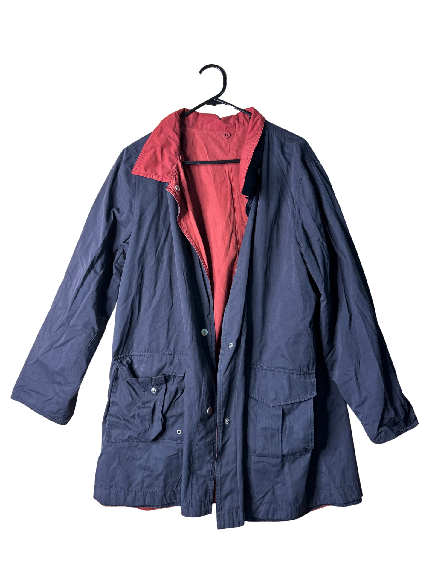 Dark Blue & Red Reversible Jacket
