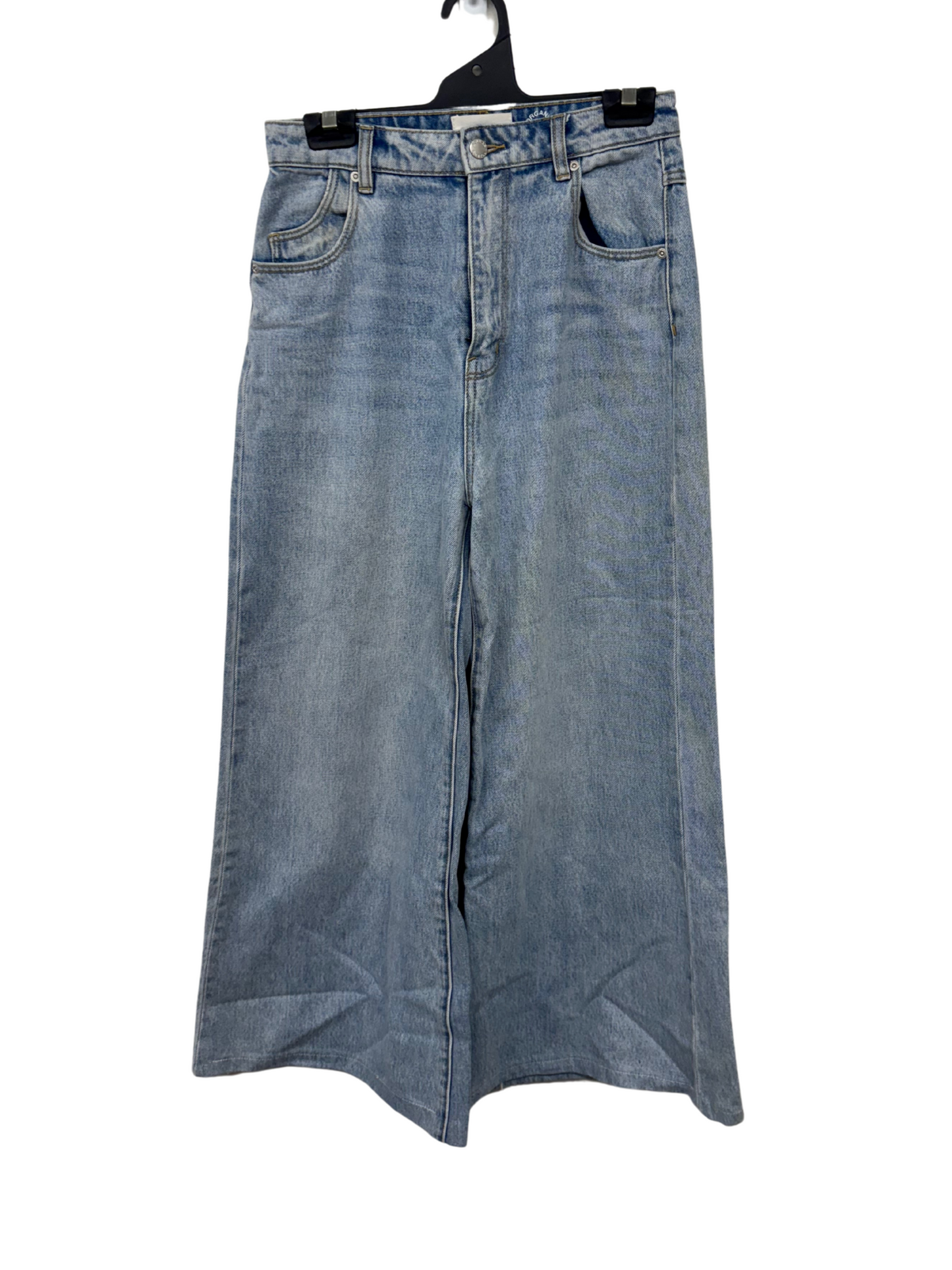 Light Blue Highwaisted Flare Wide Leg Jeans