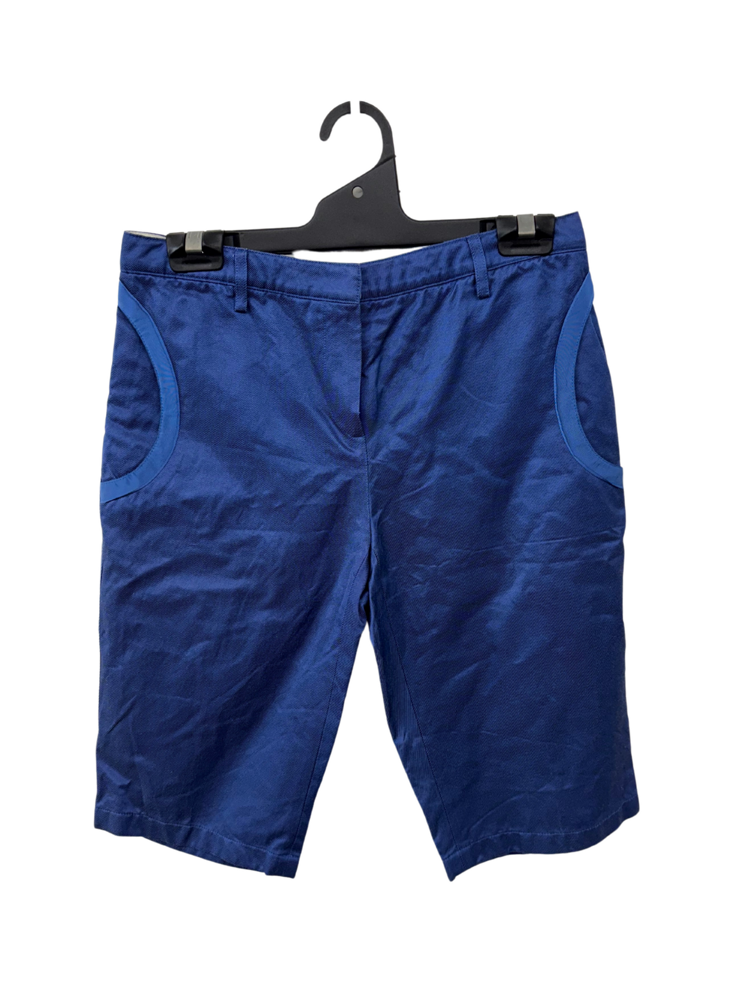 Dark Blue Knee Length Shorts