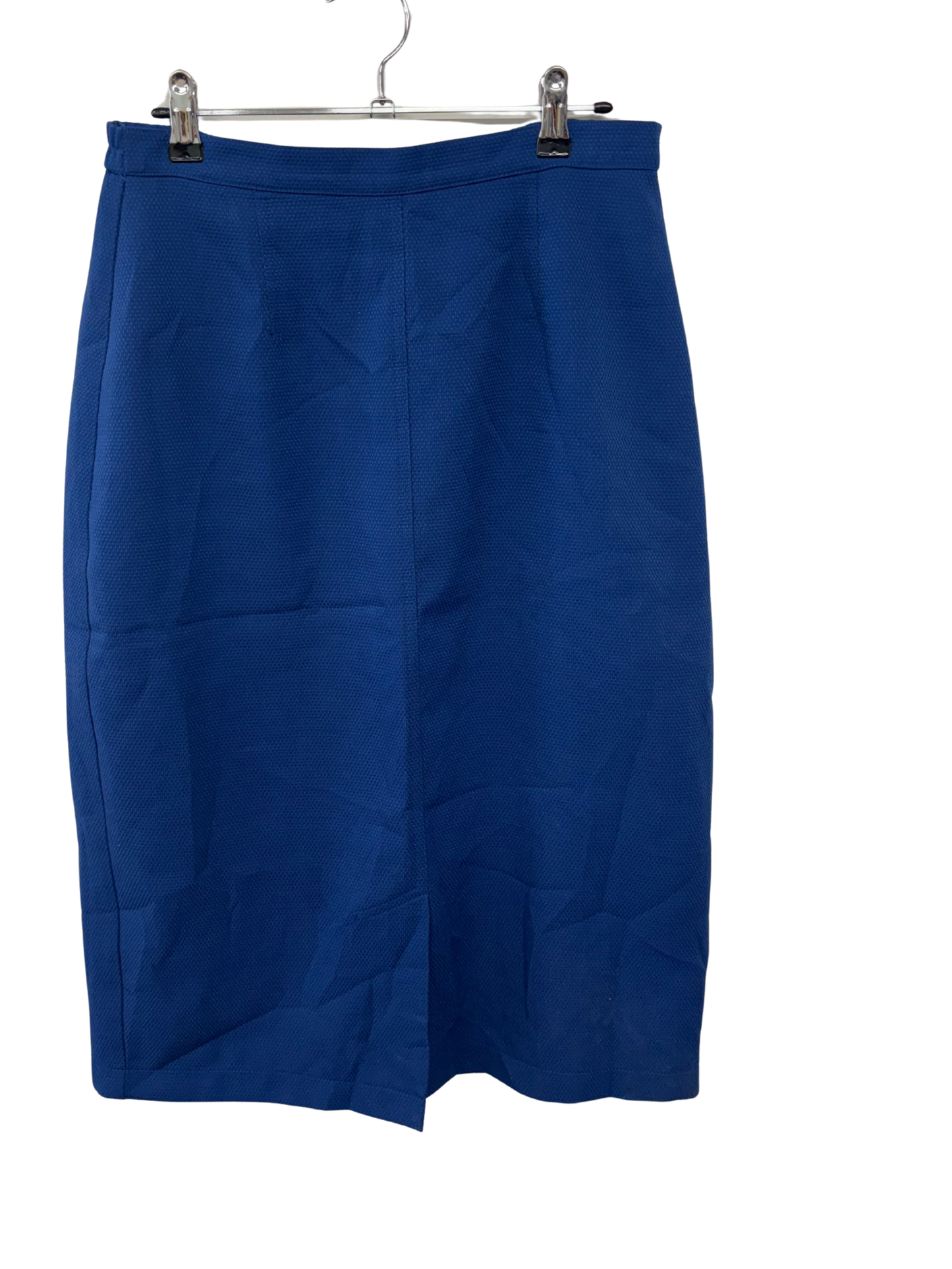 Vintage Dark Blue Pencil Knee Length Skirt