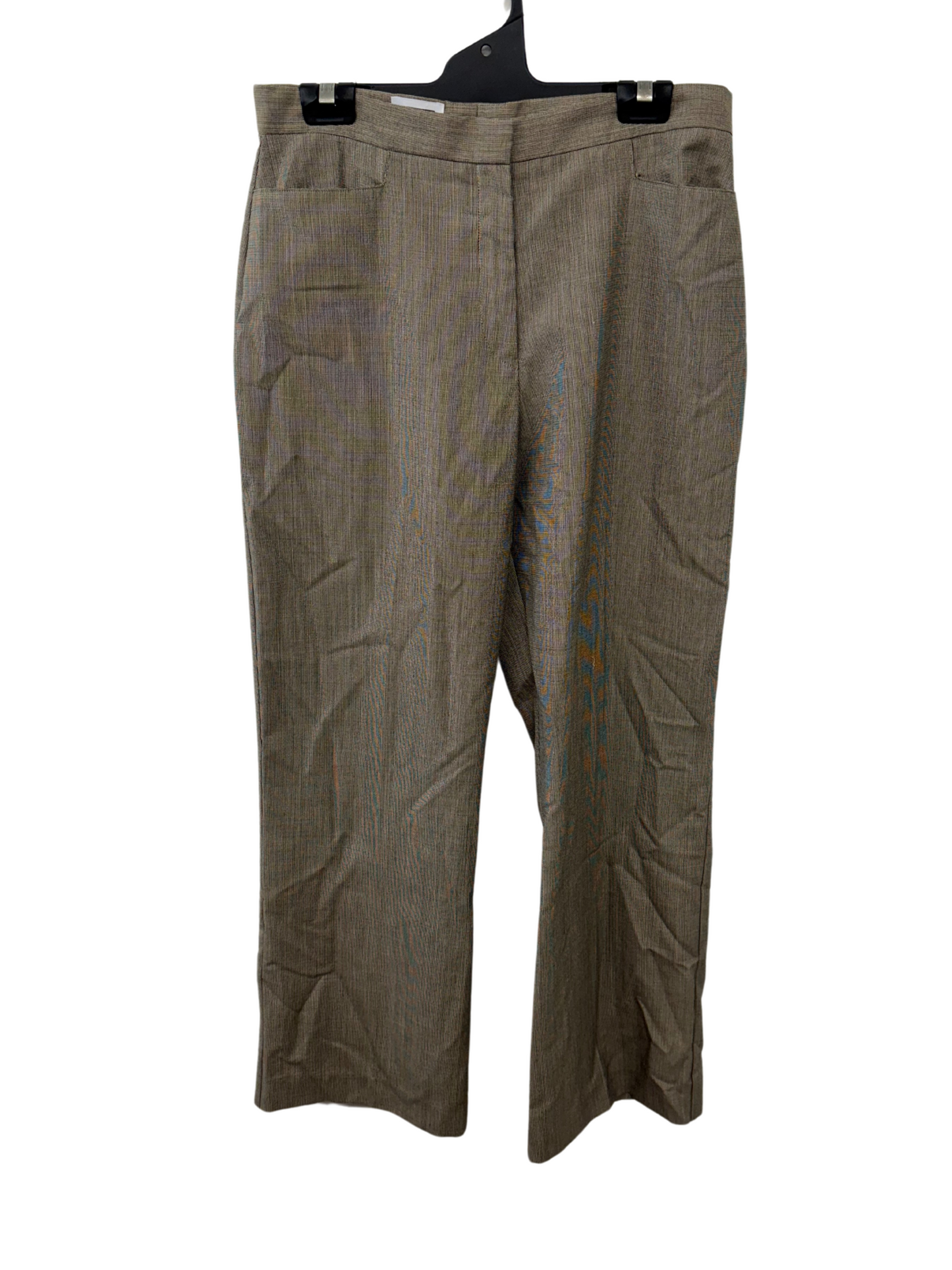 Vintage Highwaisted Micro-Check Tailored Pants