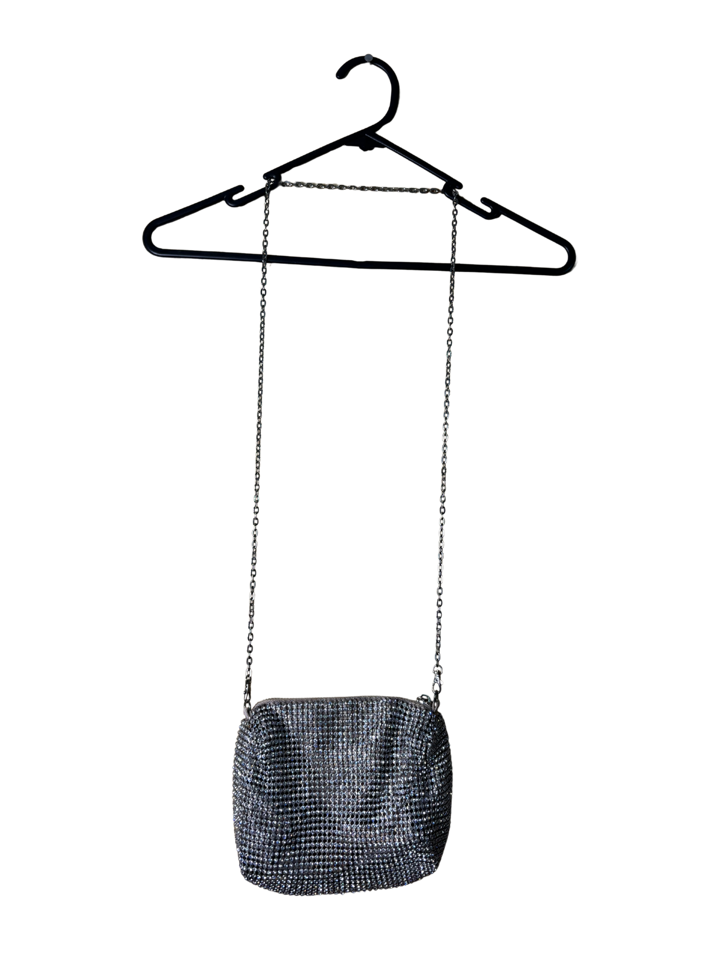 Glomesh Diamante Bag with Chain