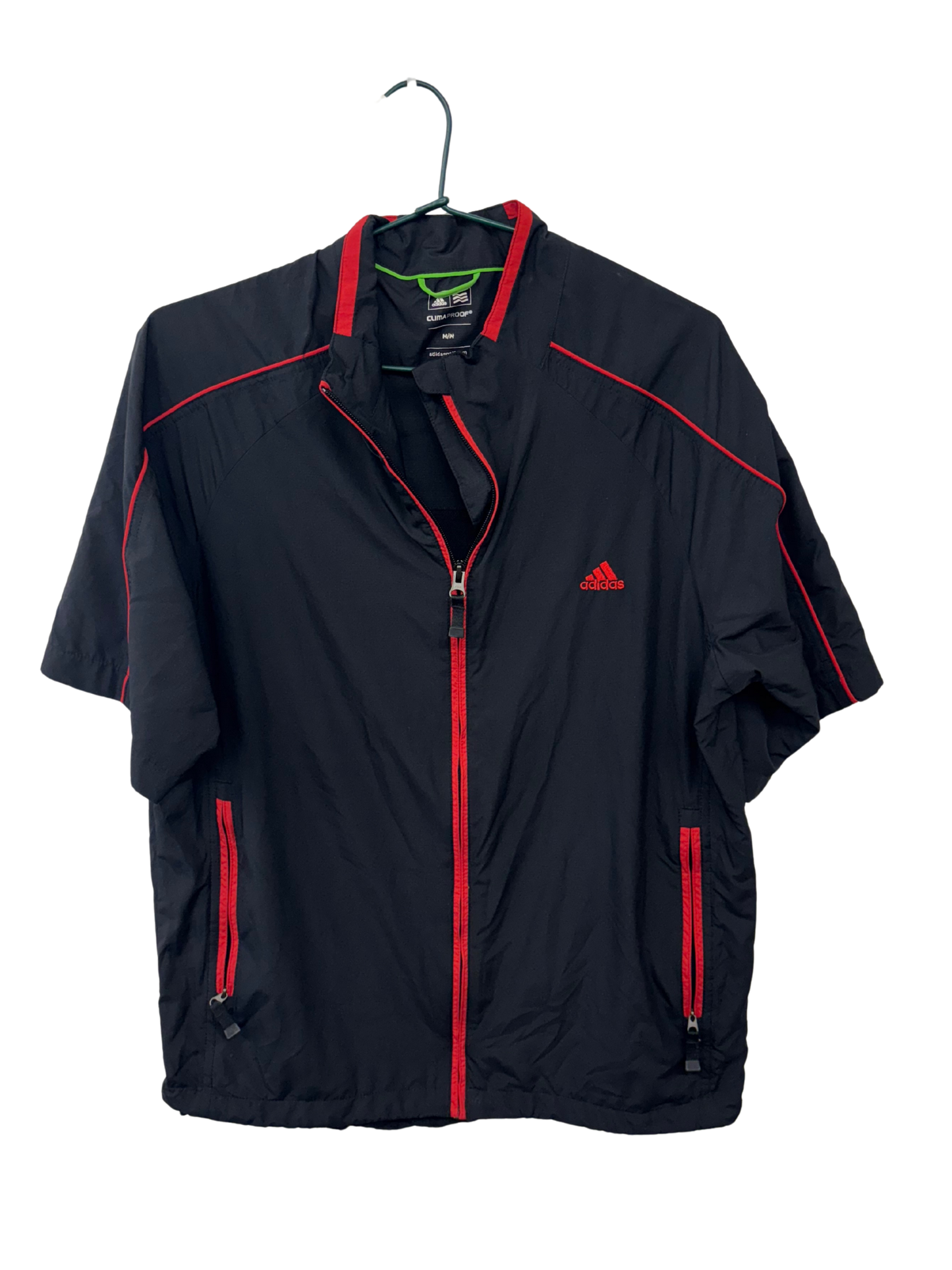 Red & Black Short Sleeve Jacket