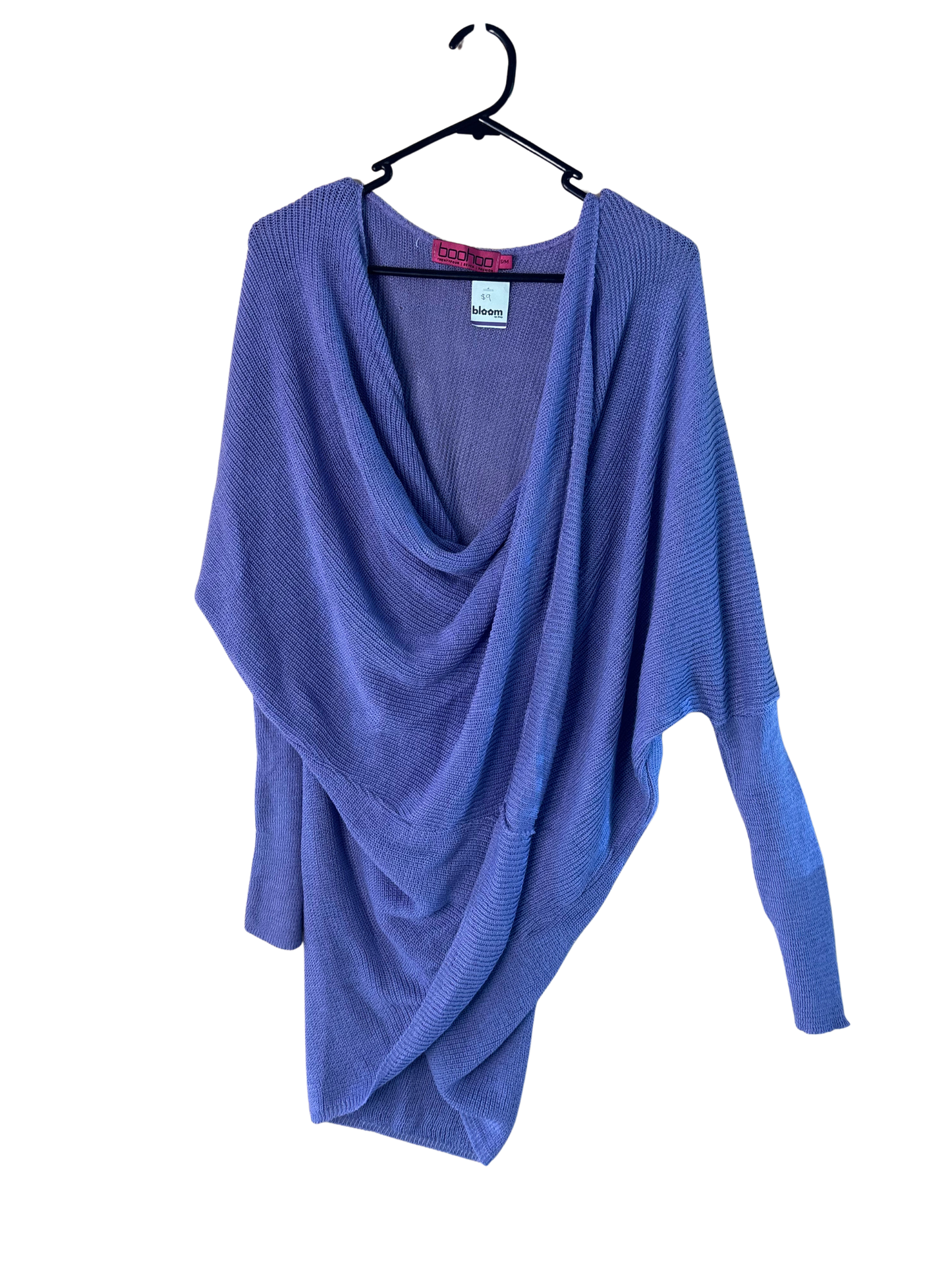 Purple Oversized Slouchy Knit Jumper