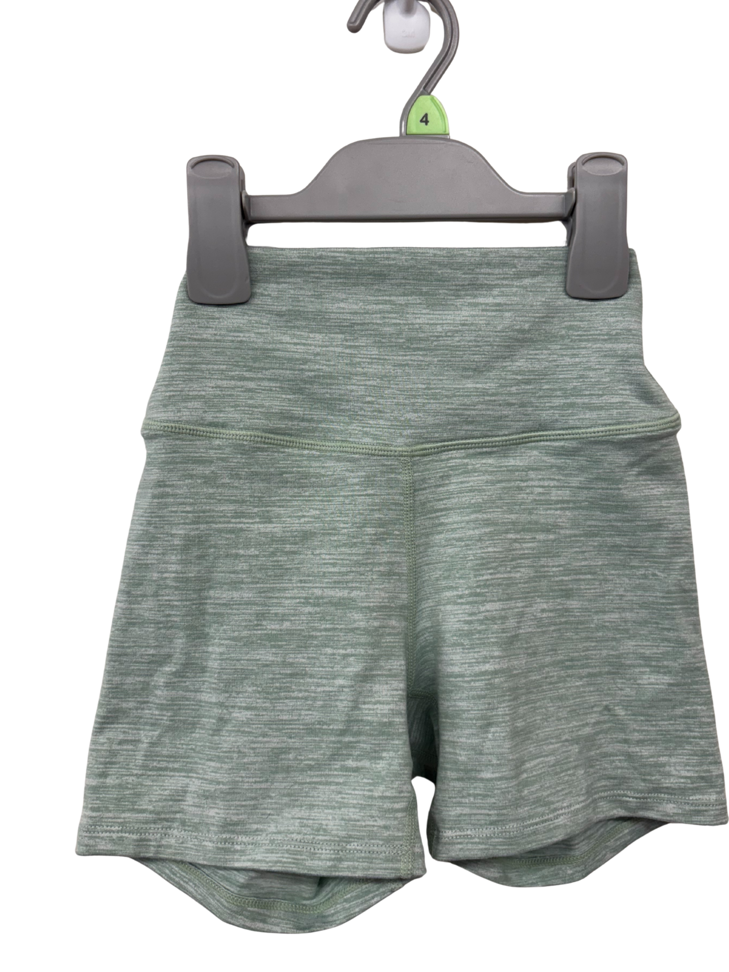 Grey Highwaisted Exercise Shorts
