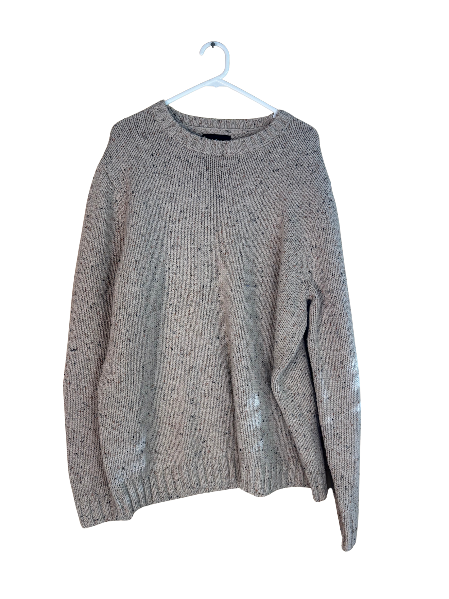 Cream Marle Long Sleeve Knit Jumper