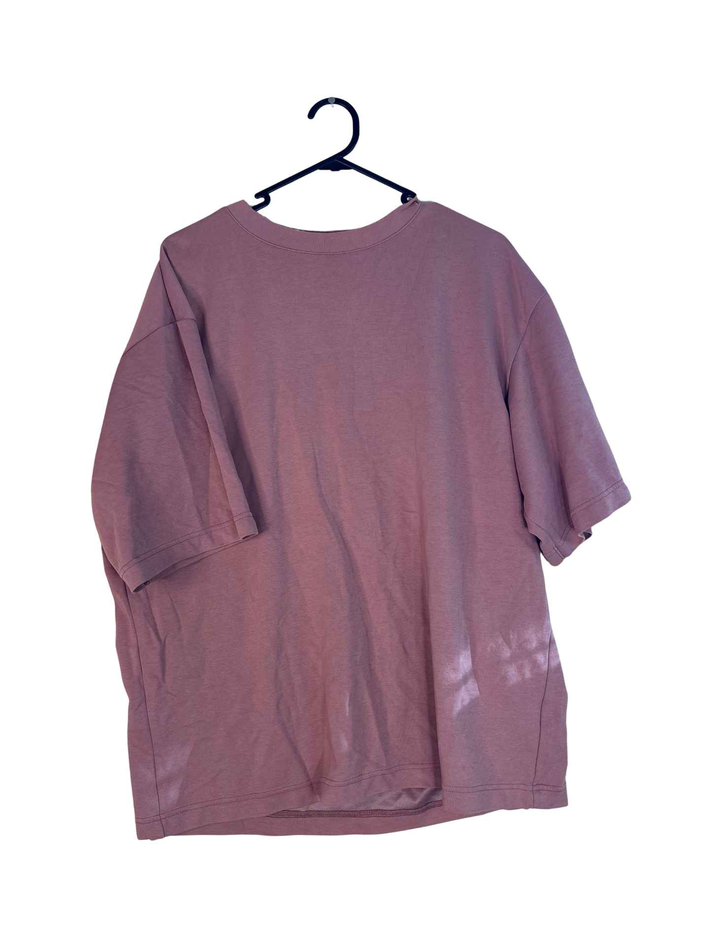 Pink Short Sleeve Oversized Shirt