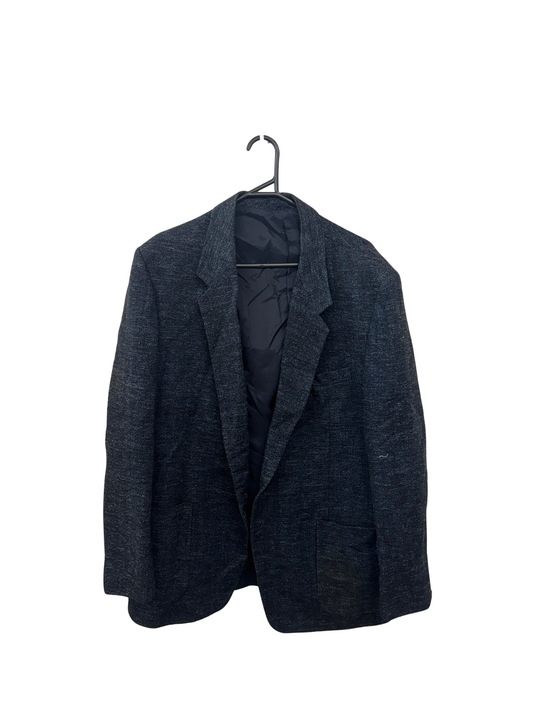 Vintage Blue & Black Blazer