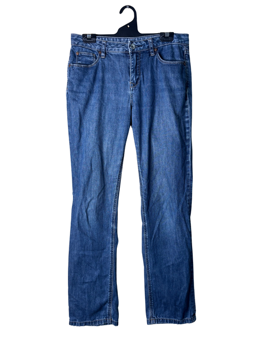 00s Blue Low-Rise Straight Leg Jeans