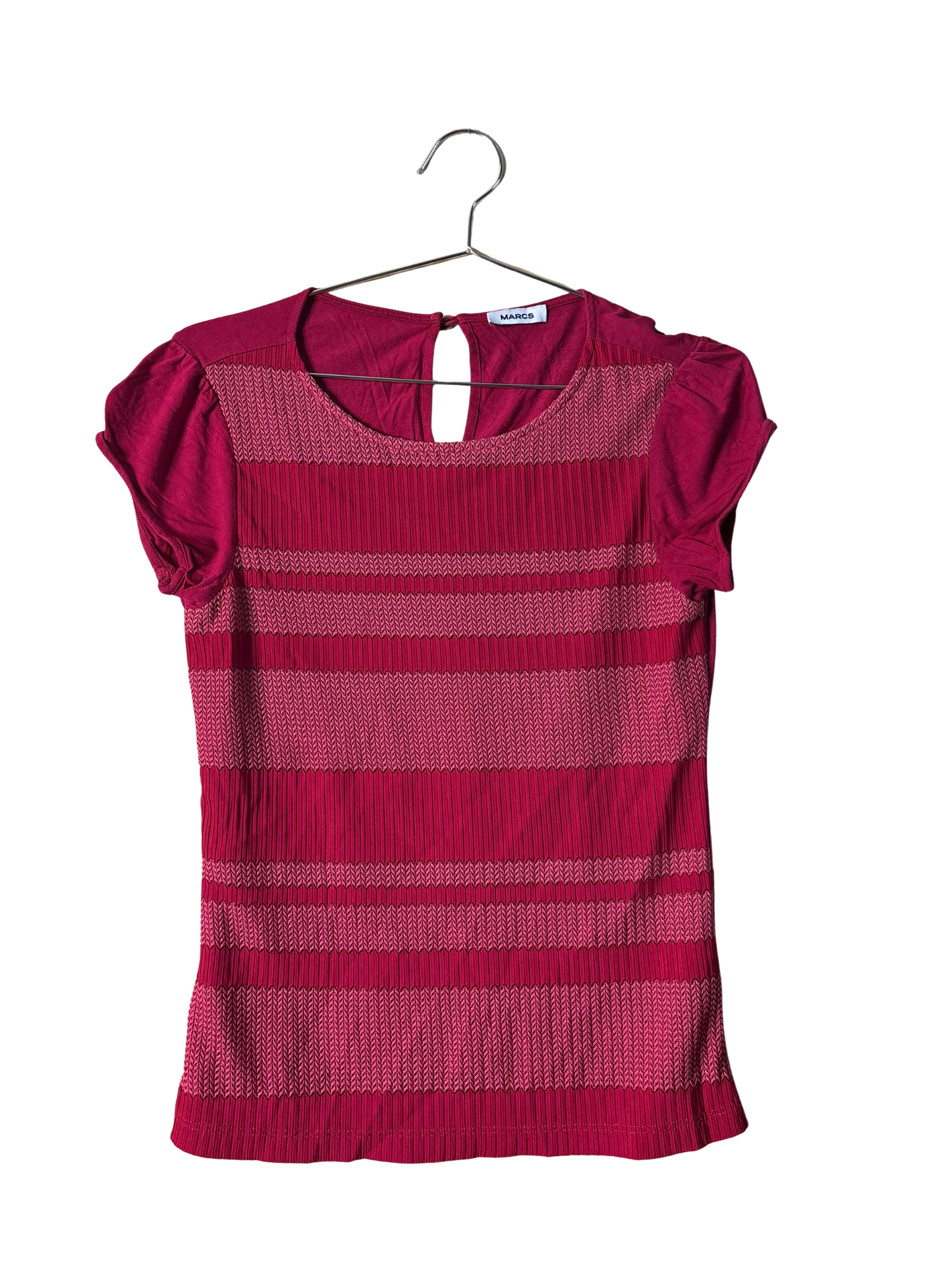 Hot Pink Short Sleeve Top