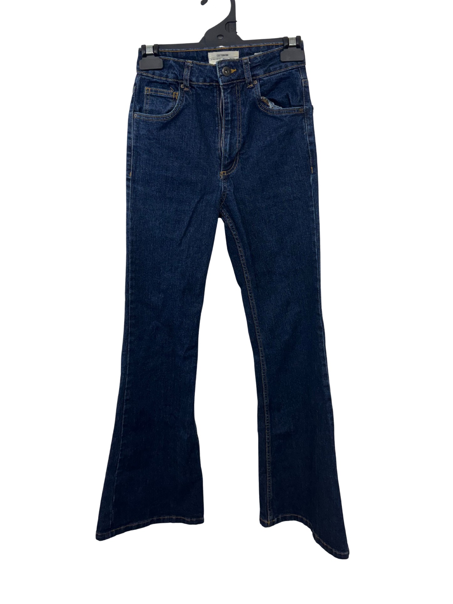 Dark Blue Highwaisted Flare Jeans