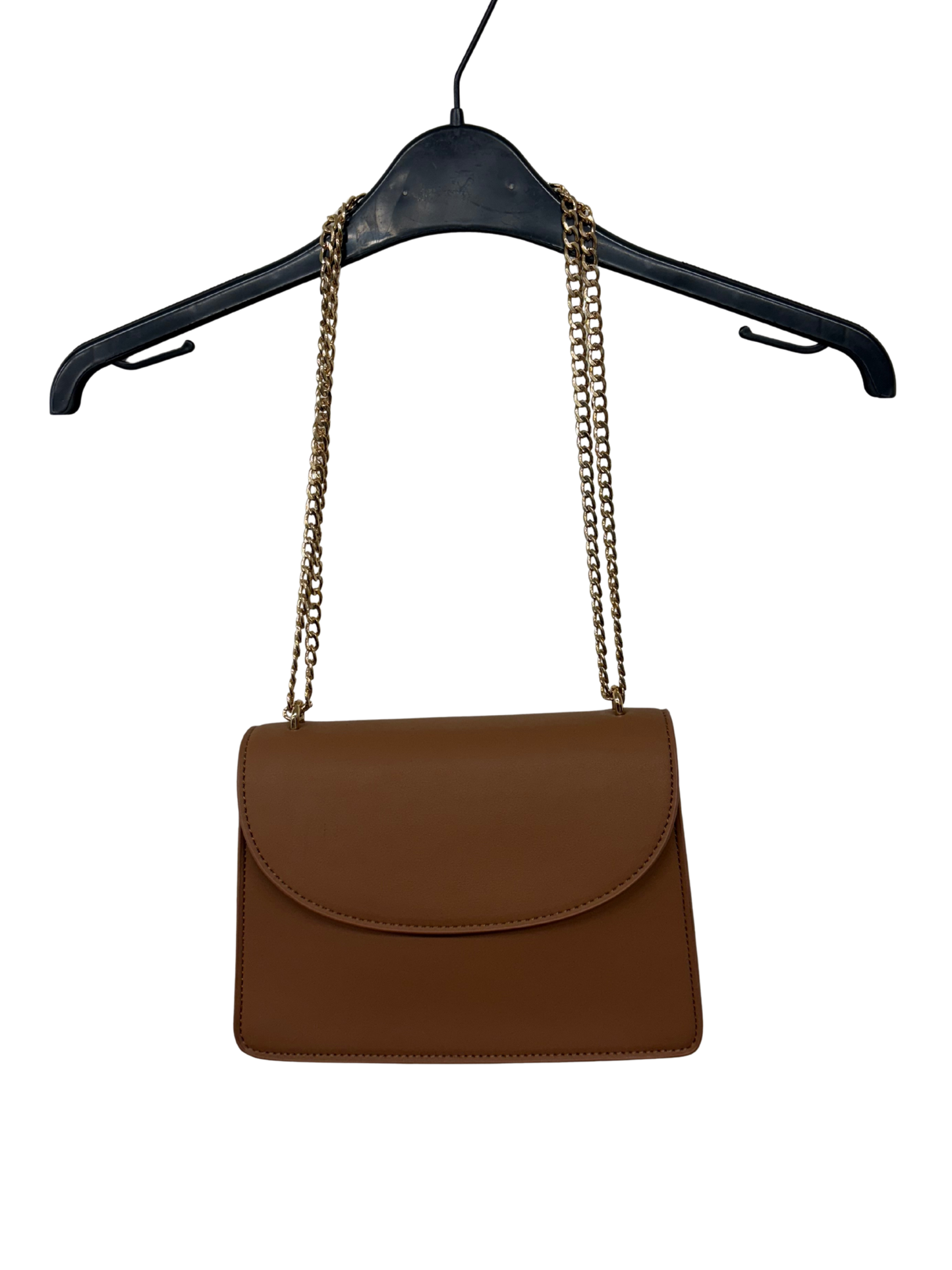 Light Brown Gold Chain Handbag