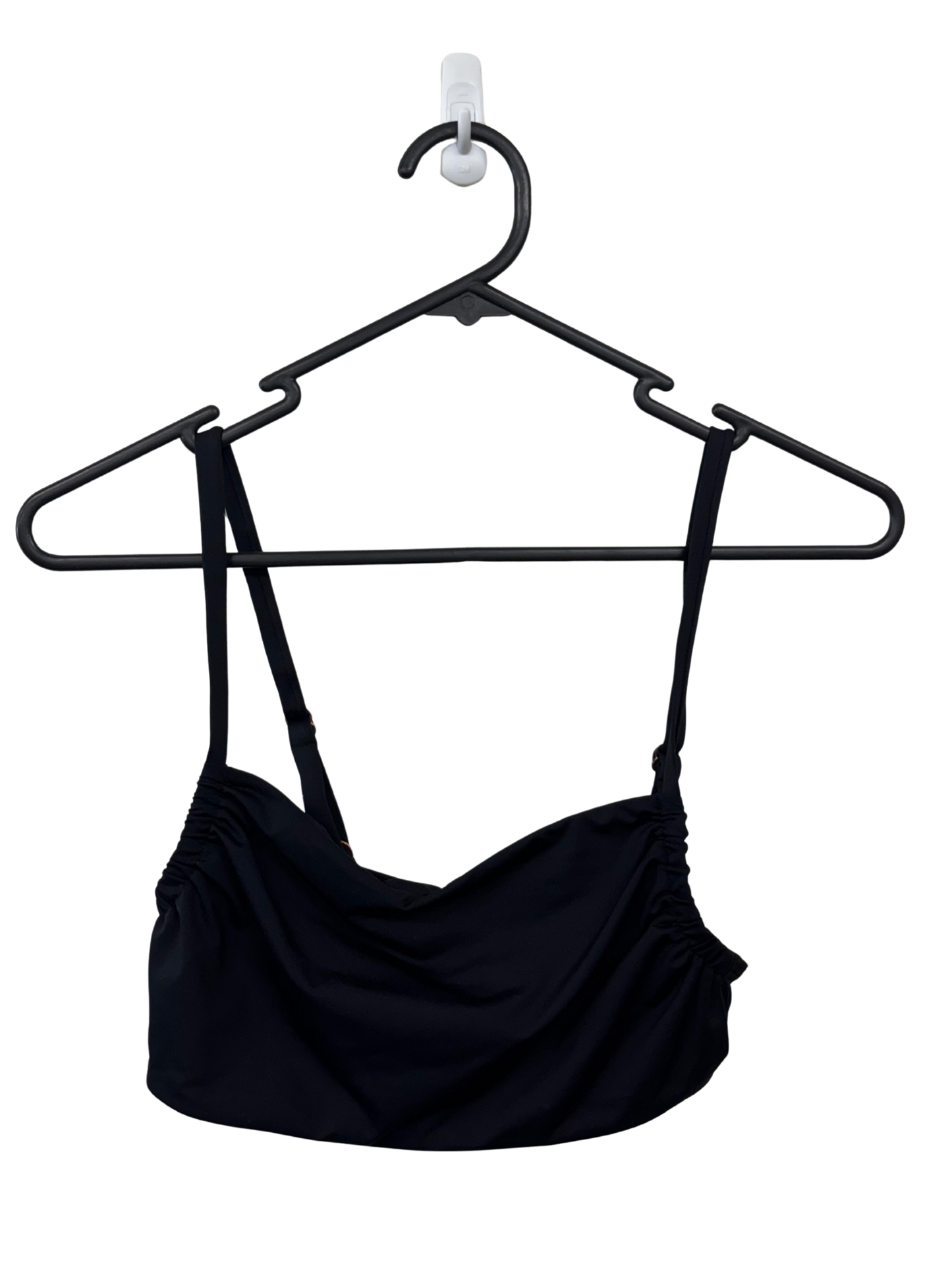 Black Thin Strap Bikini Top