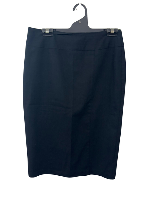 Black Knee Length Pencil Skirt