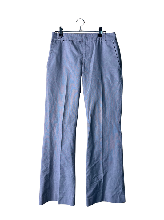 00s Grey Low-Rise Business Pants