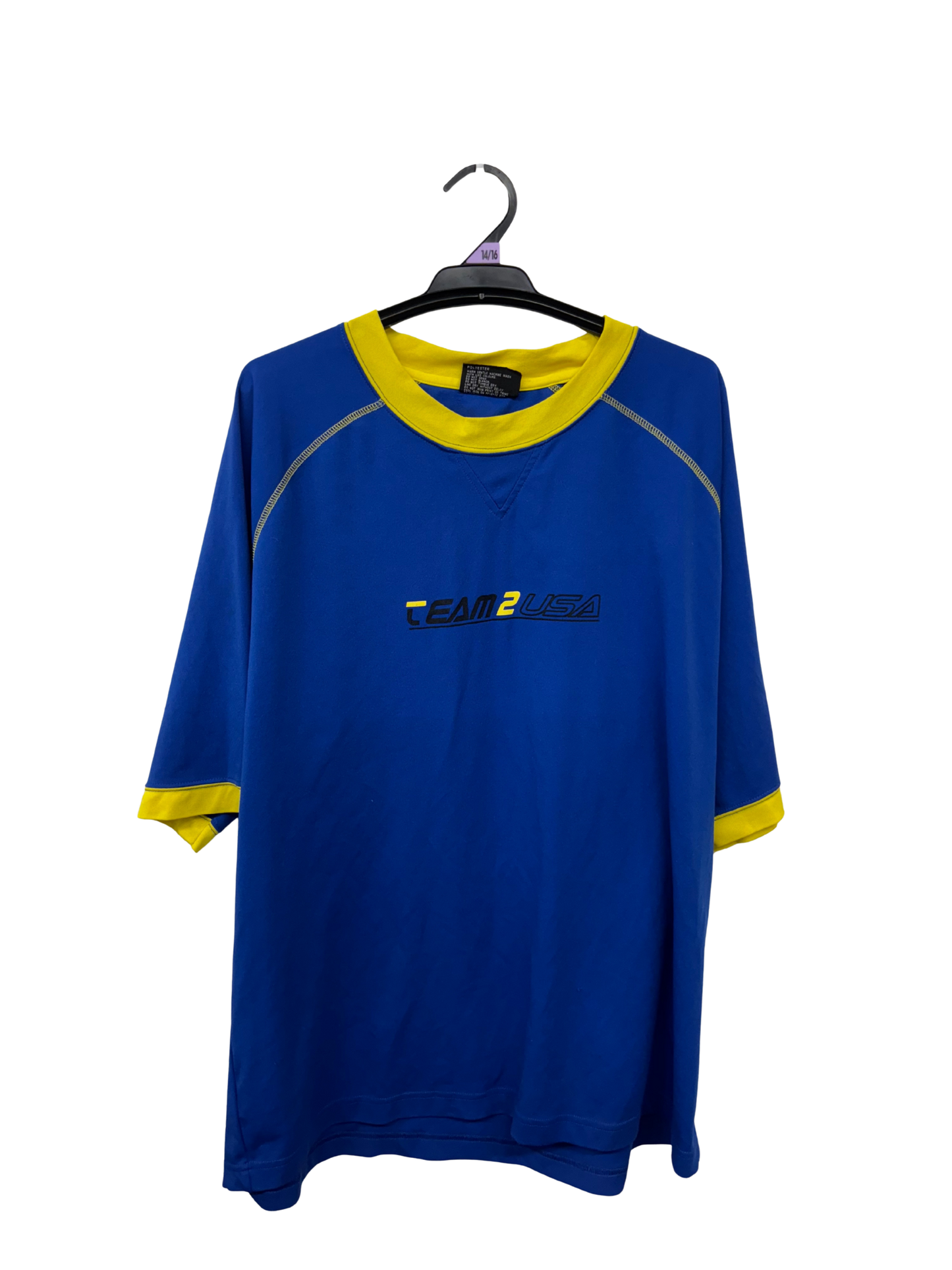 Blue & Yellow Short Sleeve Shirt