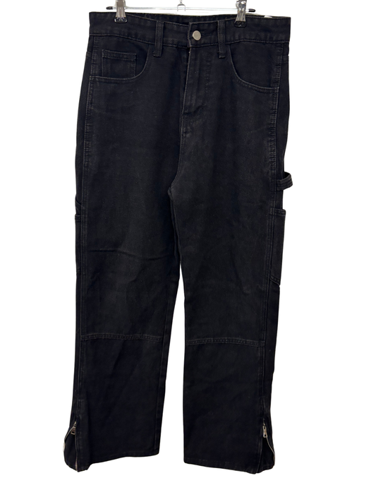 Black Highwaisted Cargo Pants
