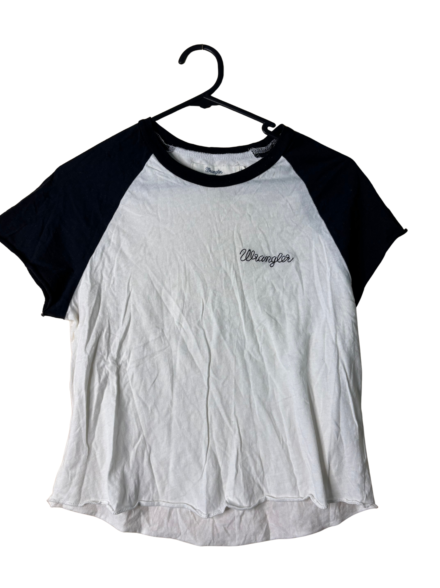 Black & White Ringer Baby Tee