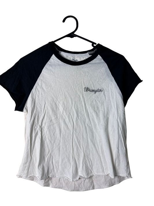 Black & White Ringer Baby Tee